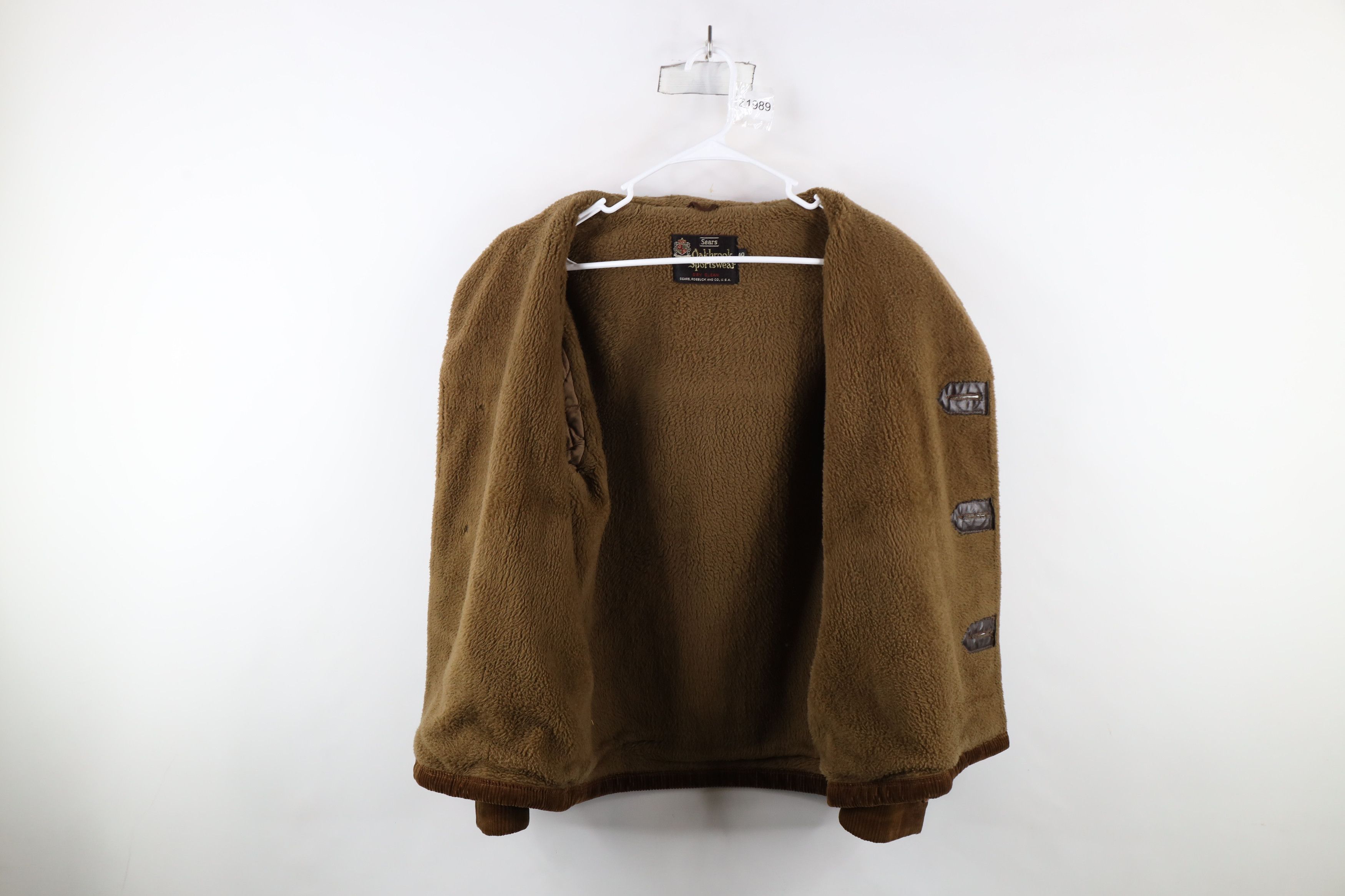 Vintage Vintage 60s 70s Streetwear Fleece Lined Corduroy Jacket USA Size US L / EU 52-54 / 3 - 13 Thumbnail