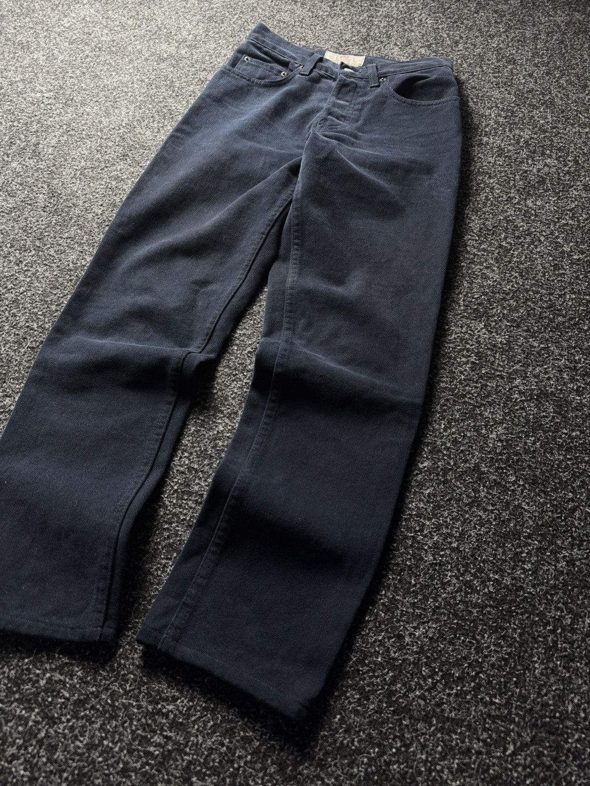 Levi's Vintage Clothing Rare RETRO 80s Levi’s 440 Navy Corduroy Pants Made in It Size 27" / US 4 / IT 40 - 3 Thumbnail