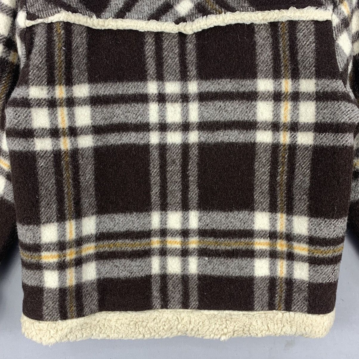 Japanese Brand Vintage Japan Sherpa Wool Plaid Jacket Size US S / EU 44-46 / 1 - 7 Thumbnail