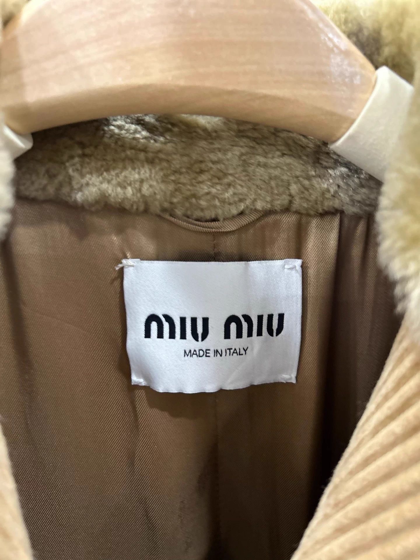 Miu Miu MIU MIU FW Runway Khaki Corduroy Lapel Jacket 40 Vintage Size S / US 4 / IT 40 - 3 Thumbnail