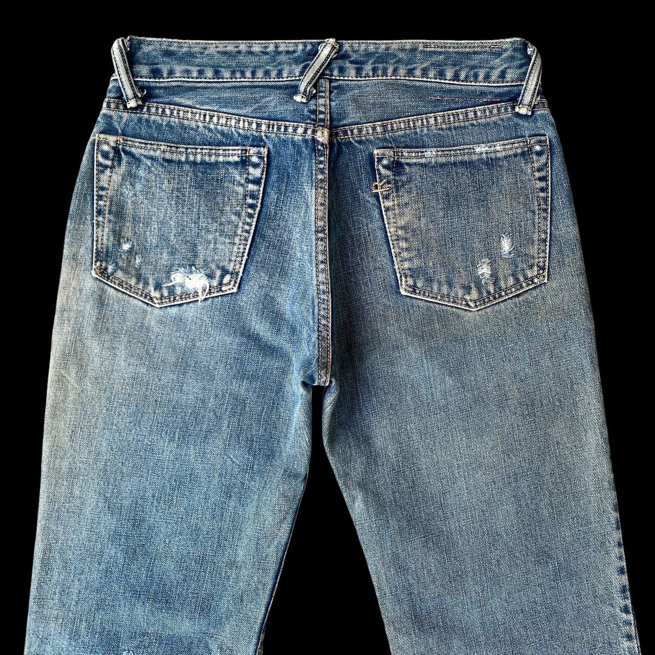 45rpm VINTAGE 45RPM DISTRESSED DENIM W28X29" Size US 28 / EU 44 - 8 Thumbnail