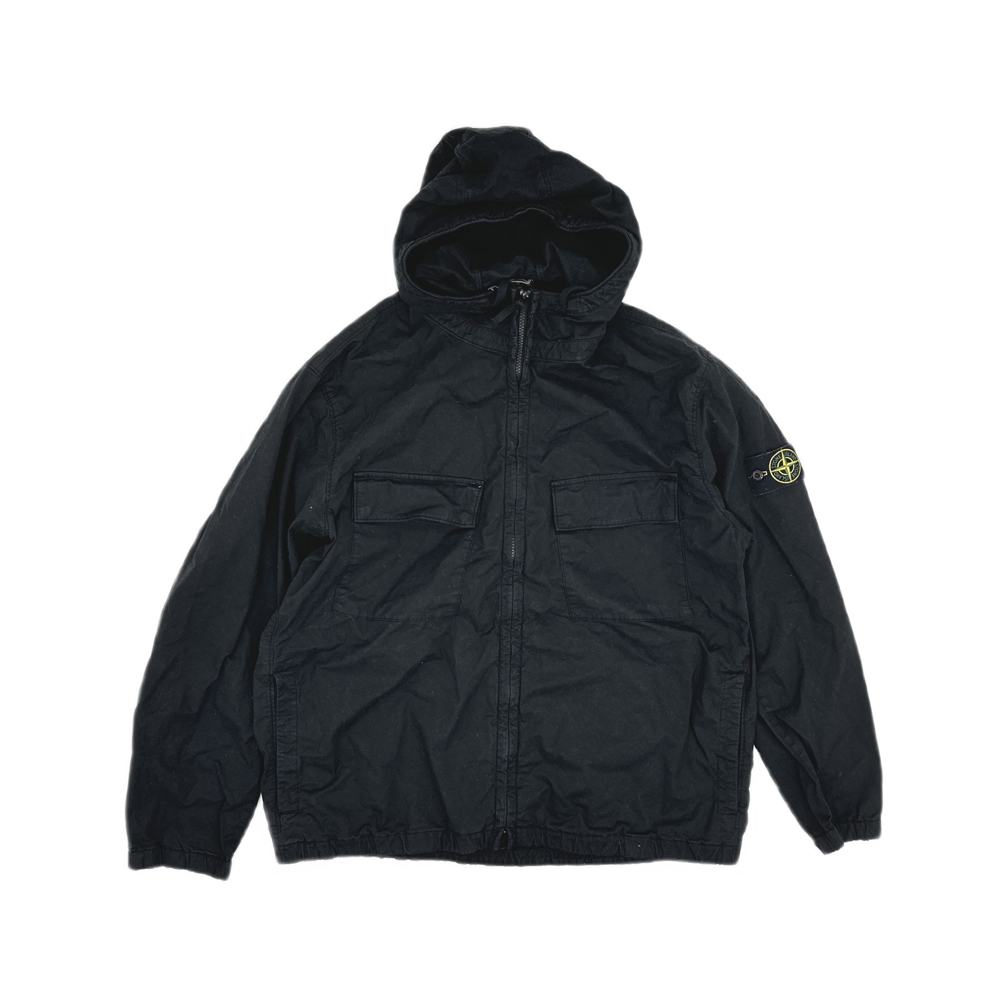 Stone Island Stone Island Logo Patch Hooded Light Jacket Size XXL Size US XXL / EU 58 / 5 - 1 Thumbnail