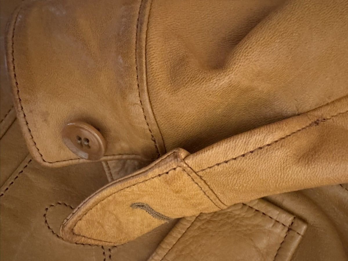 Neighborhood Neighborhood Tan Leather Jacket Size US S / EU 44-46 / 1 - 8 Thumbnail
