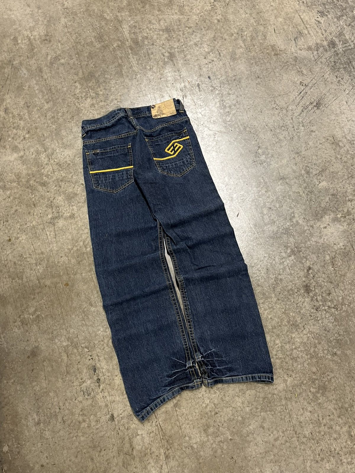 Enyce × Vintage Y2k embroidered baggy fit denim skater streetwear hype Size US 30 / EU 46 - 1 Thumbnail
