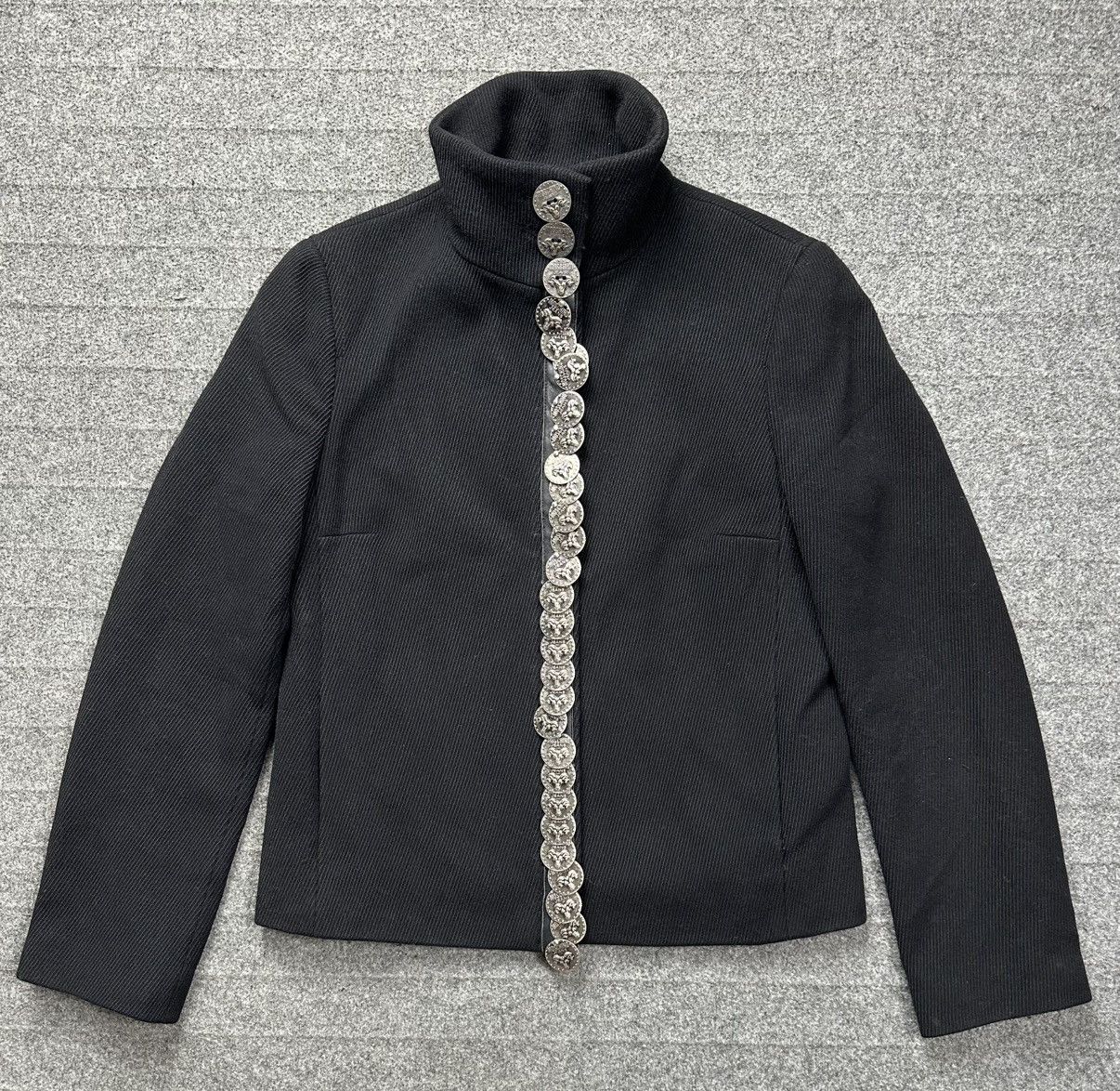 Moschino Moschino Jeans - Vintage Nipoli High Neck Wool Multi Button Size US XS / EU 42 / 0 - 1 Thumbnail