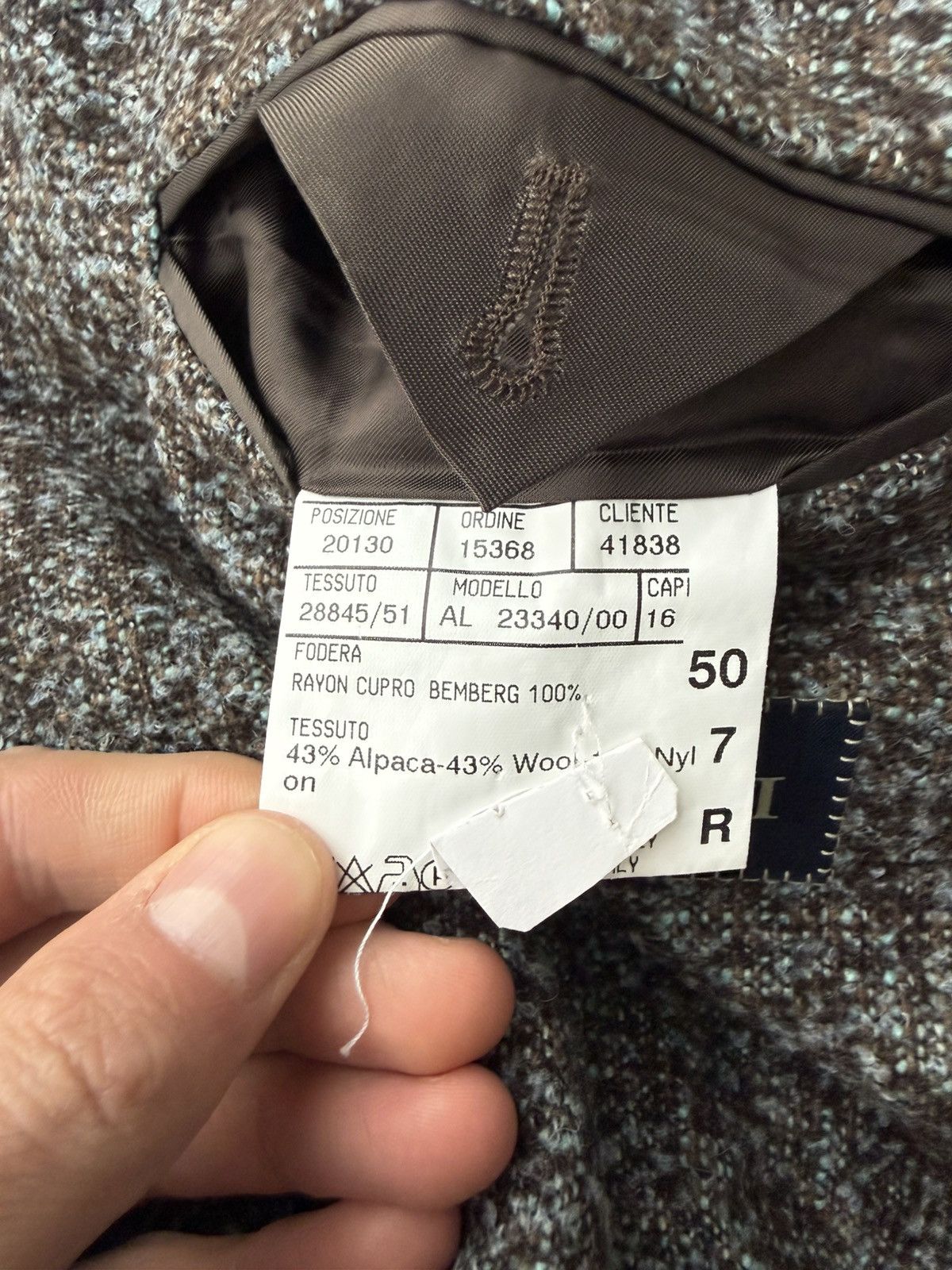 Canali Canali Blazer Wool Linen Jacket Size 50R - 6 Thumbnail