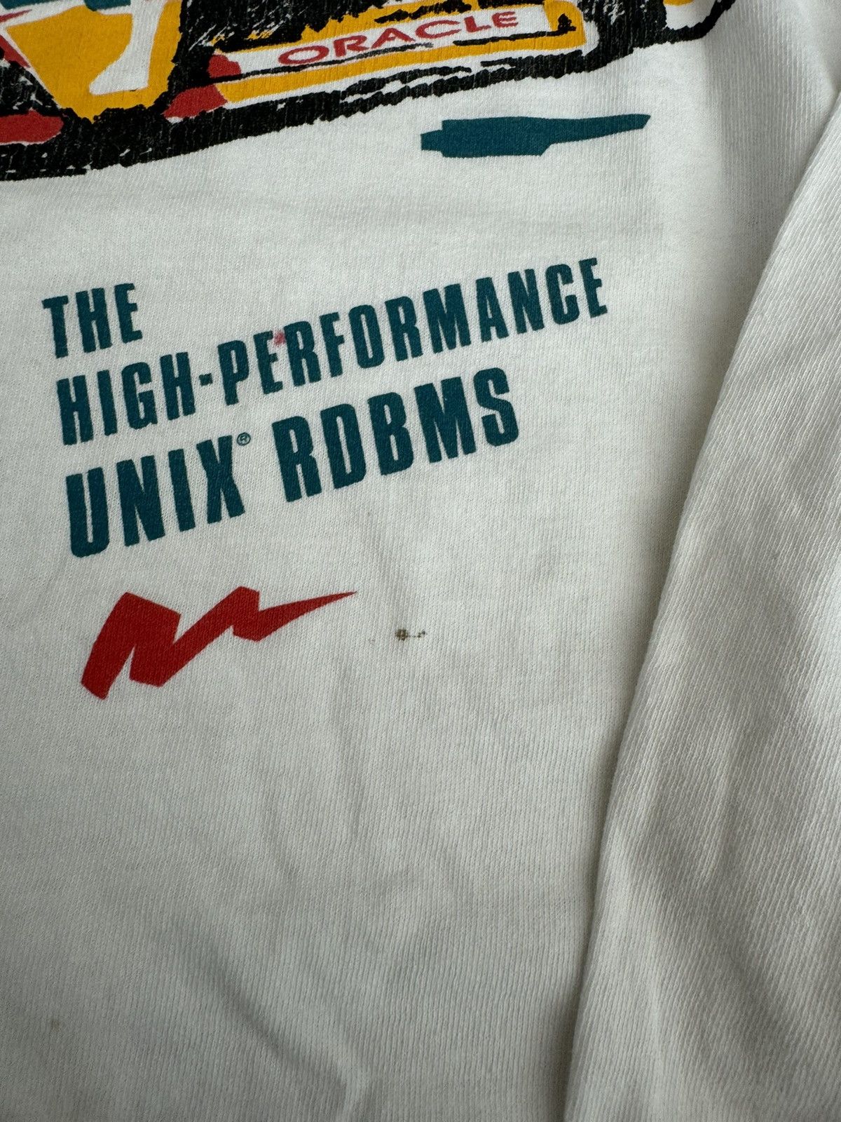 Vintage Vintage ‘95 Oracle Team Unix F1 Racing Longsleeve Tee Size US XL / EU 56 / 4 - 12 Thumbnail