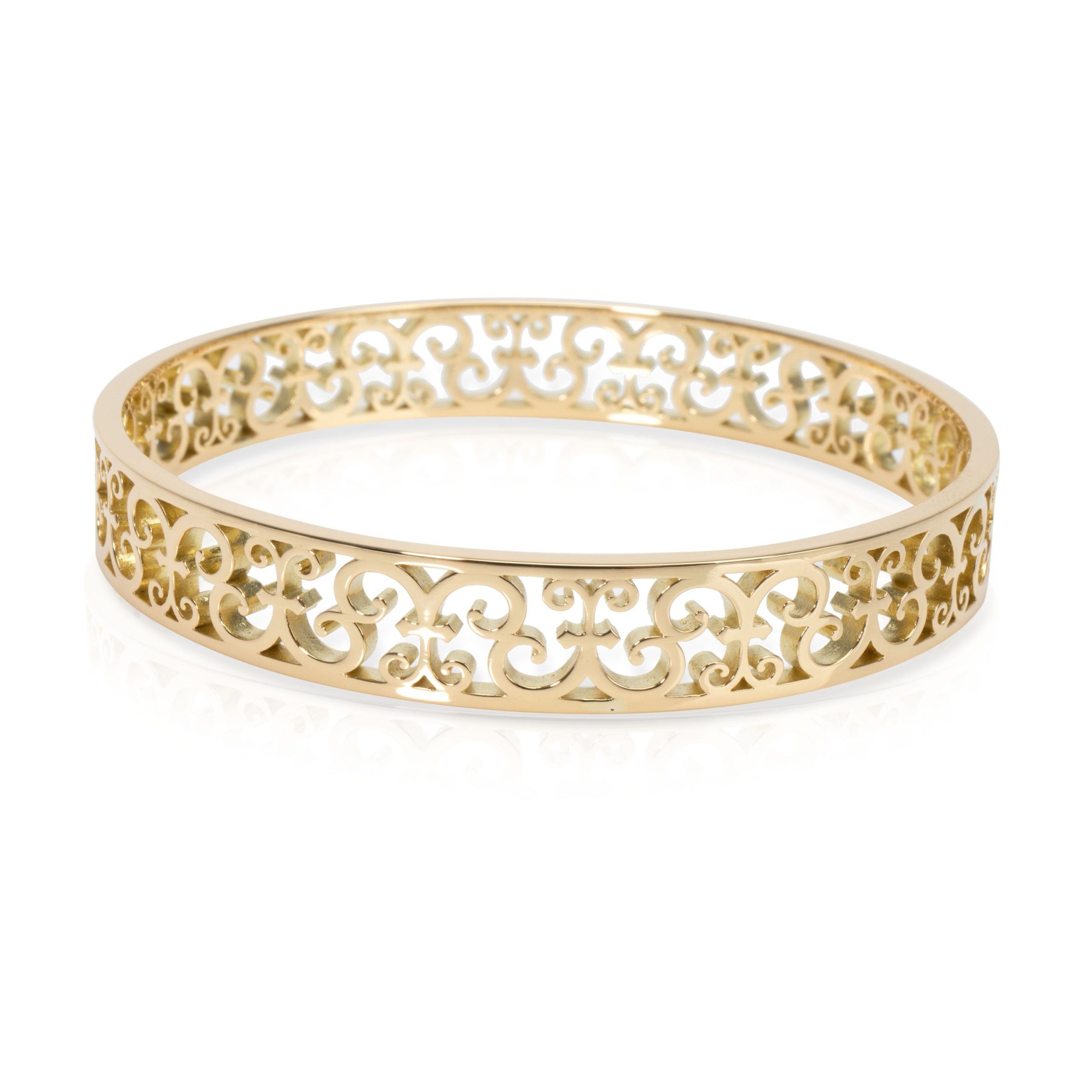 image of Tiffany Co Tiffany & Co. Enchant Bangle In 18K Yellow Gold, Women's
