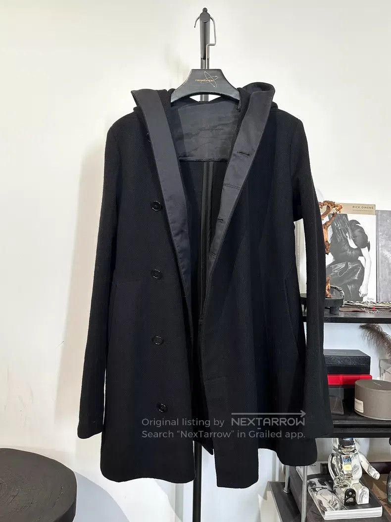 Rick Owens Rick Owens Wool woolen silhouette Cape witch hat coat Size US M / EU 48-50 / 2 - 1 Thumbnail