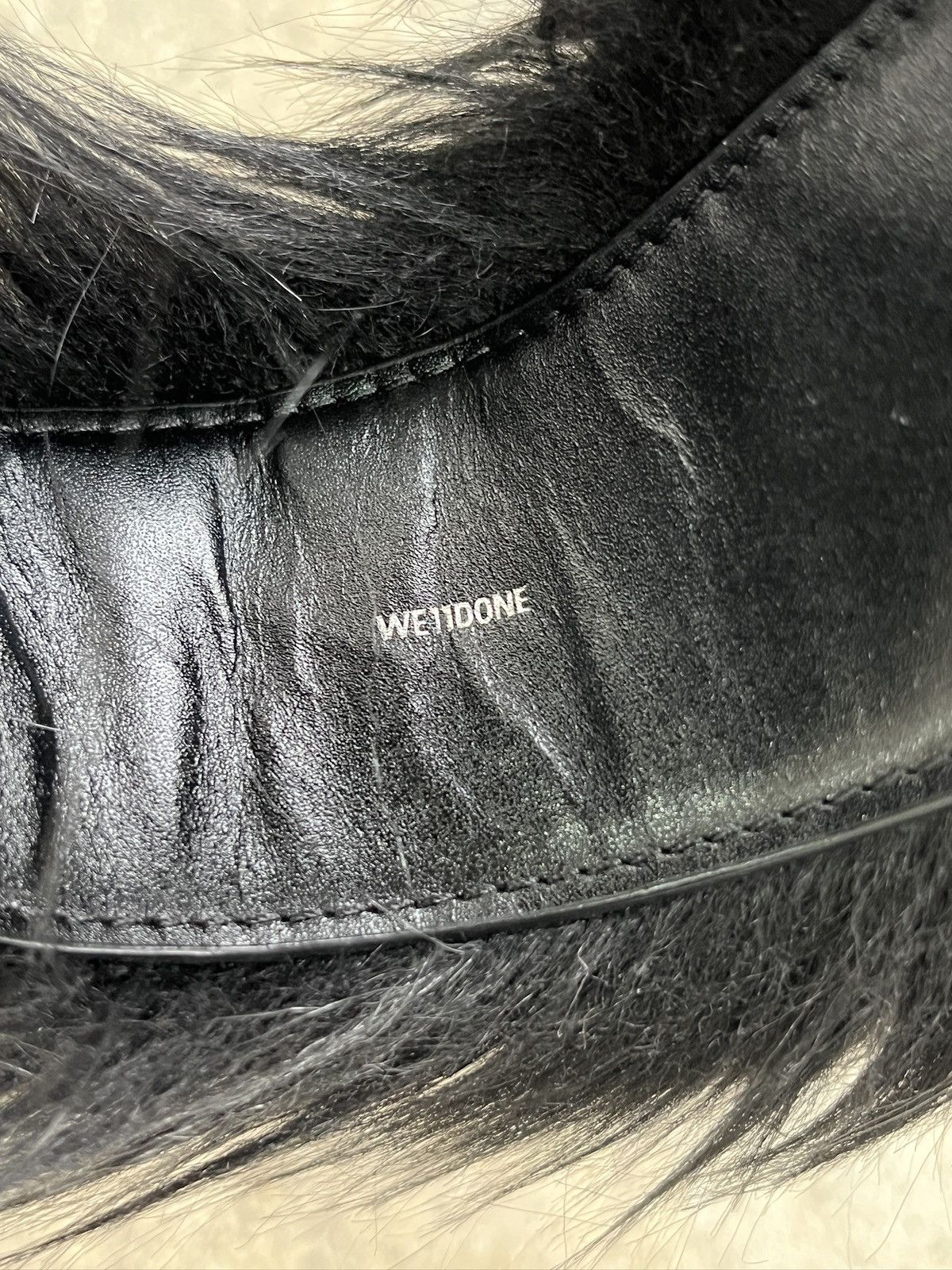 WE11DONE We11done Faux Fur Choker Necklace (unisex) Size ONE SIZE - 7 Thumbnail