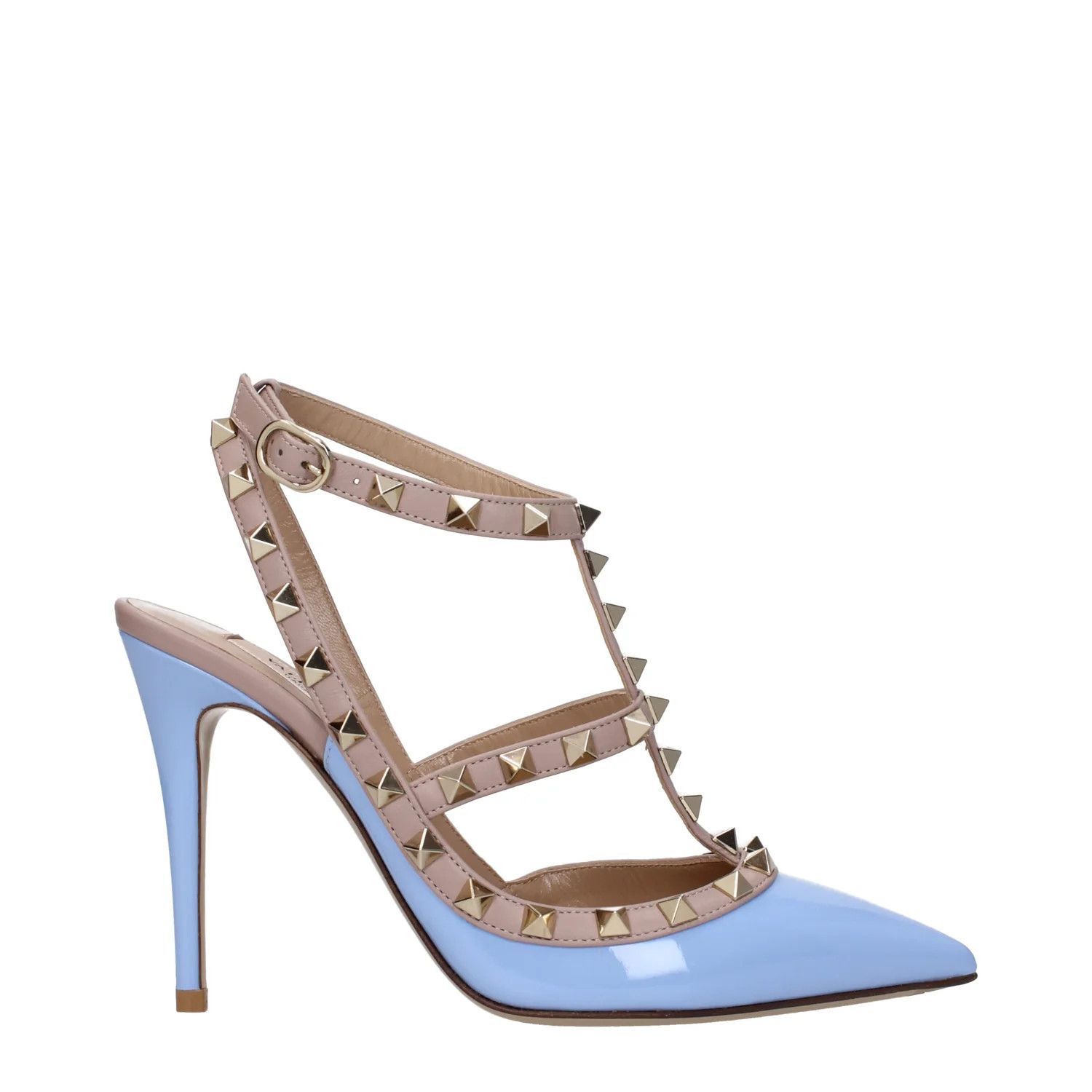 Valentino ob1o1e1224 Patent Leather Sandals in Heavenly/Nude Pink Size US 11 / IT 41 - 1 Thumbnail