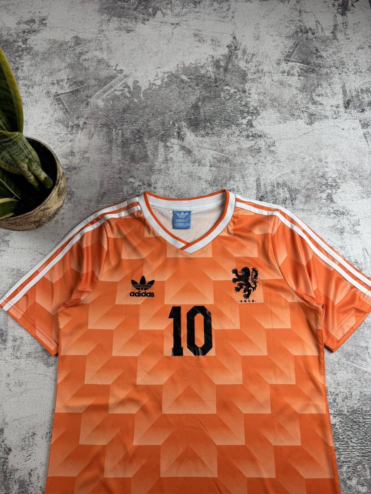 Adidas Netherlands Gullit Retro Kit 1988 Adidas Home Soccer Football T Shirt Jersey Tee Size US M / EU 48-50 / 2 - 7 Thumbnail
