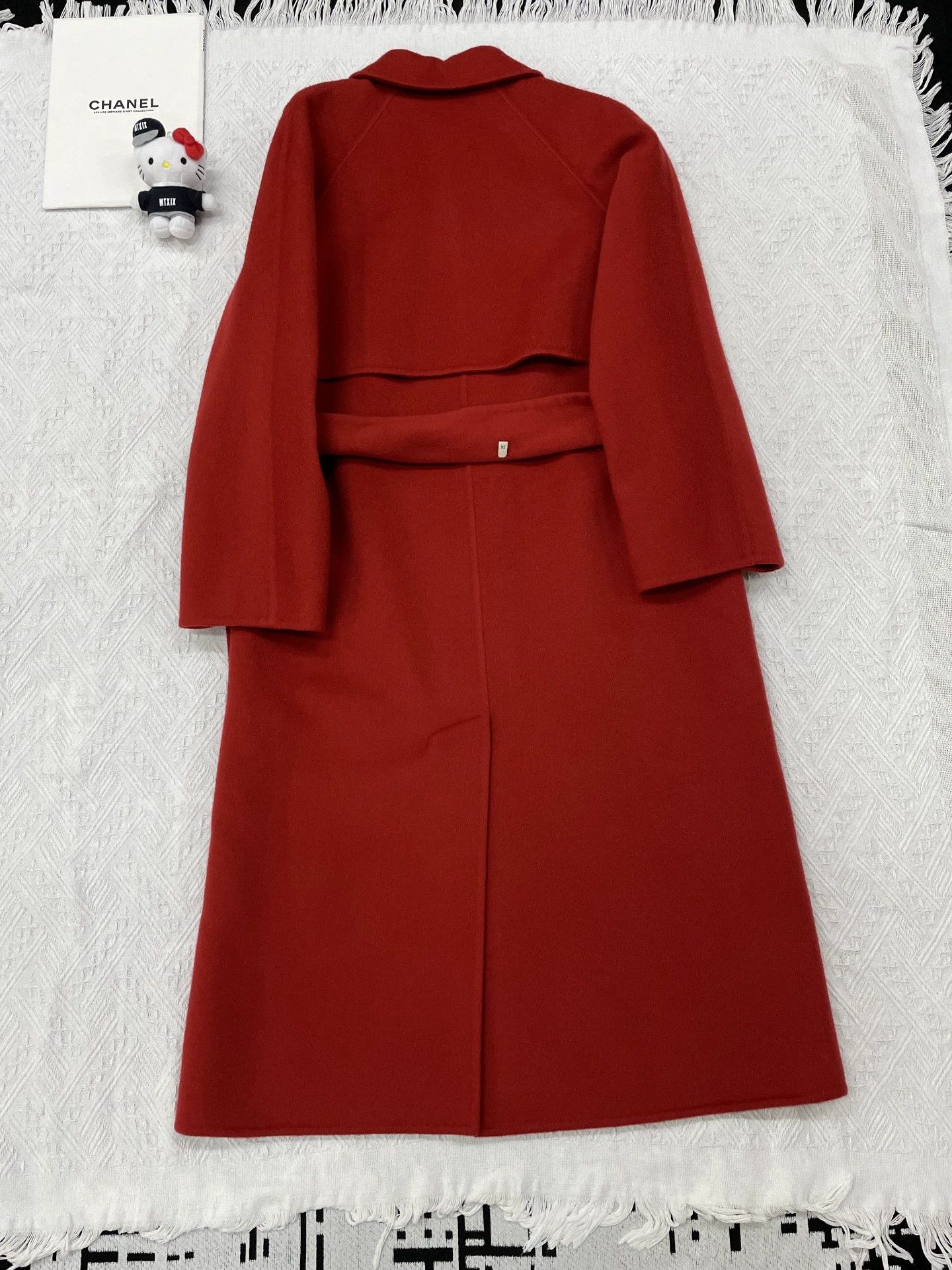 Hermes Hermes Red Cashmere Coat 36 BNWT Size XS / US 0-2 / IT 36-38 - 3 Thumbnail