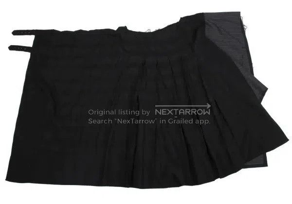 Comme des Garcons Comme Des Garcons size S Dark Retro Pleated Skirt Size 22" - 6 Thumbnail