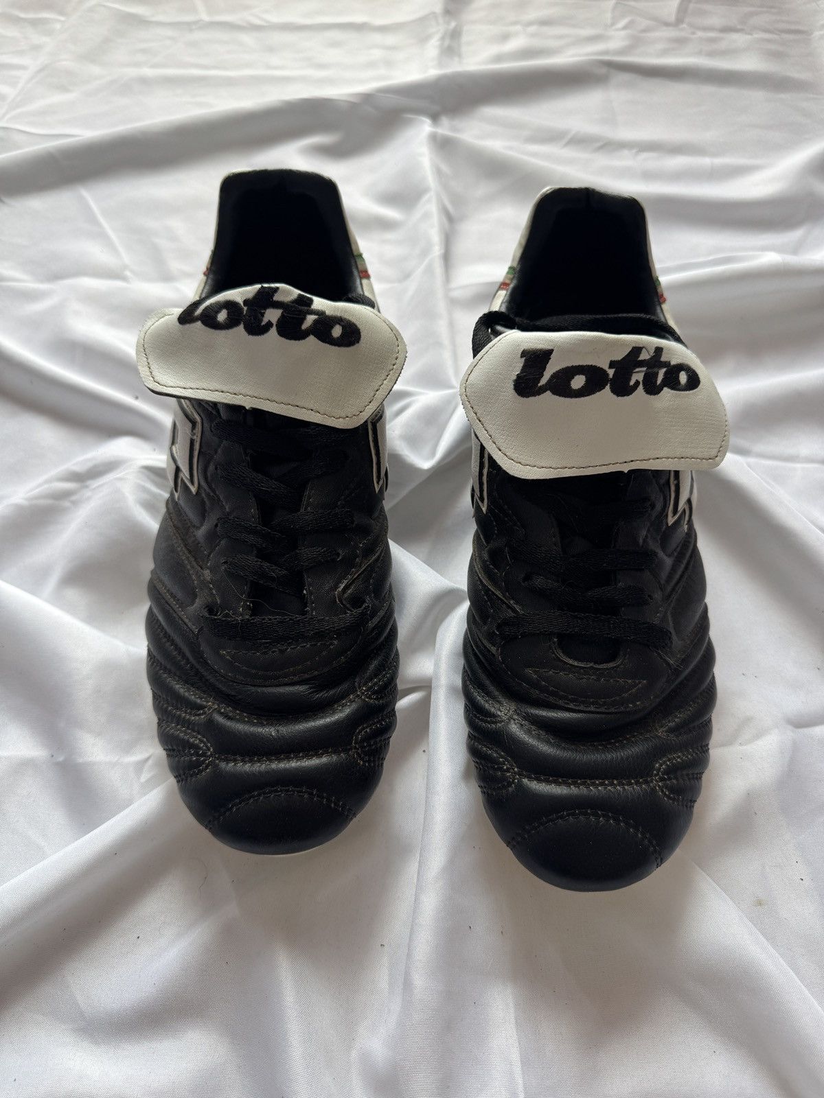 Lotto Sport Lotto 90s Vintage Retro Leather Football Boots Soccer Cleats Size US 10.5 / EU 43-44 - 4 Thumbnail