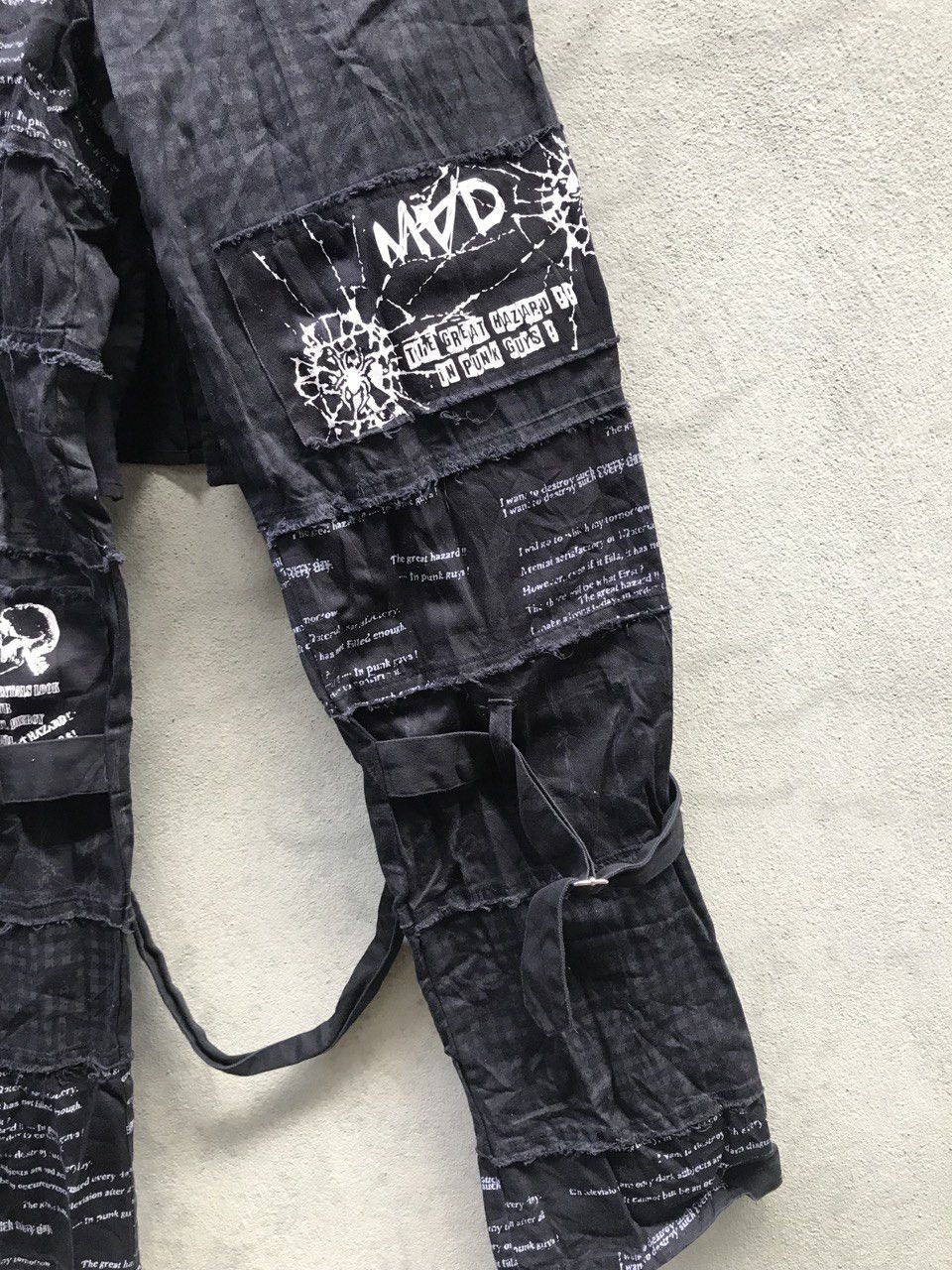 MAD PUNKS bondage pants punk Y2K ストリート MAD PUNKS bondage pants punk Y2K ストリート