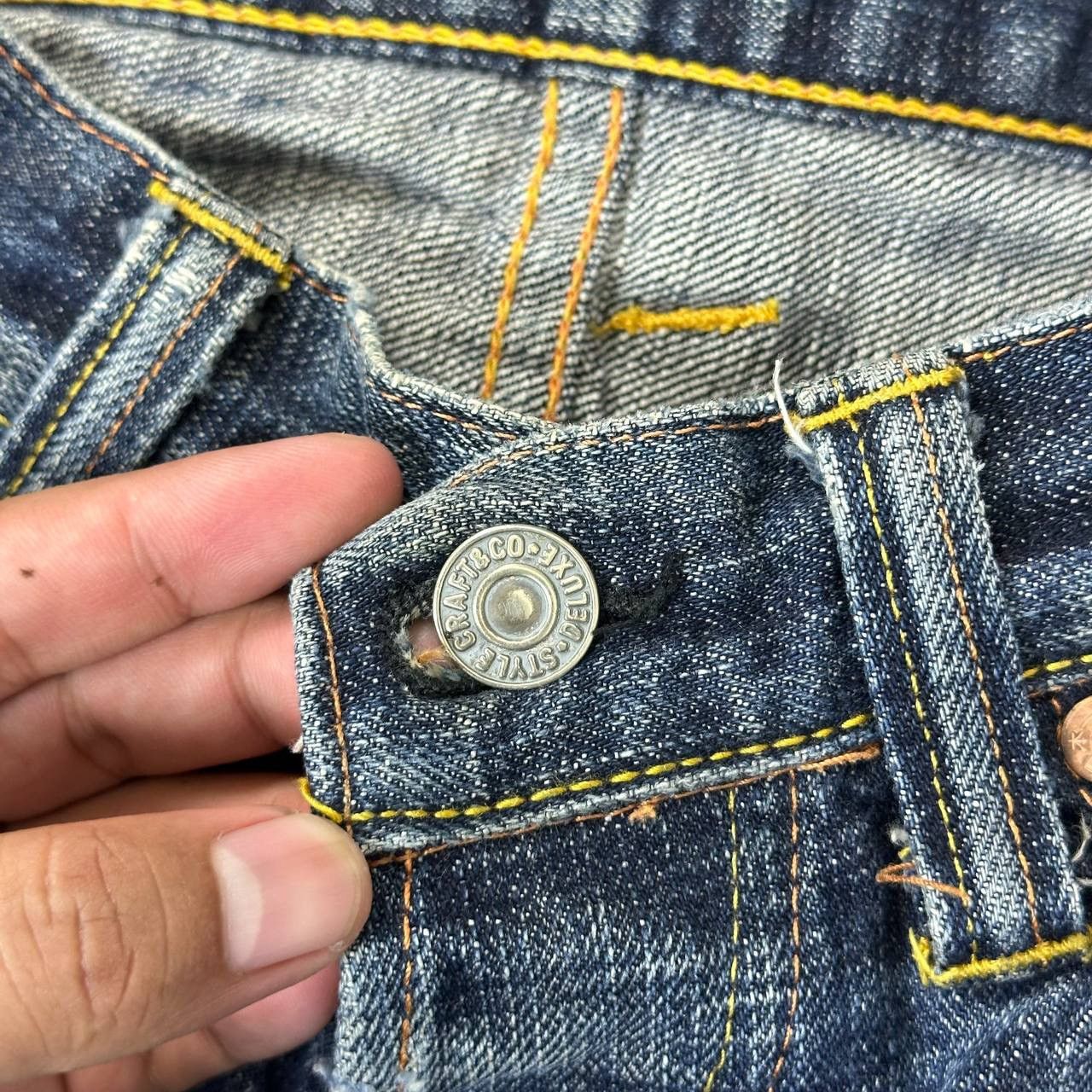 Evisu × Japanese Brand Distressed Carft & Co Yamani Jeans (waist 29-30) Evisu Style Size US 30 / EU 46 - 12 Thumbnail