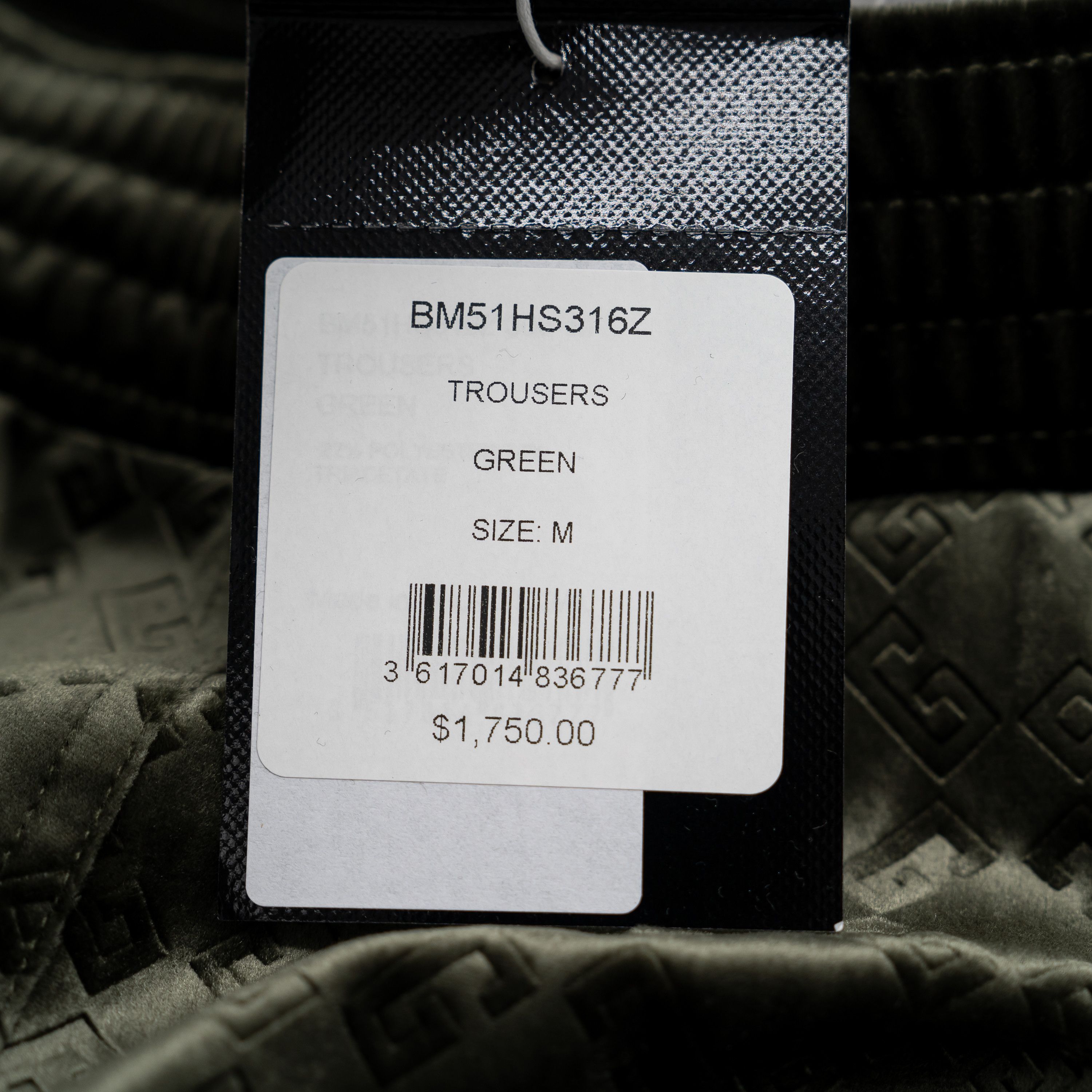 Givenchy M Givenchy Velvet Sweat Pants Green Monogram Size US 30 / EU 46 - 7 Thumbnail