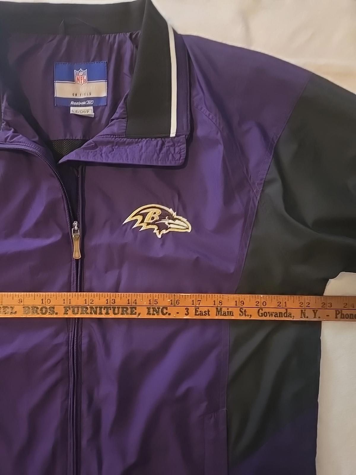 Reebok Baltimore Ravens Reebok On Field Apparel Jacket Men’s Small Size US S / EU 44-46 / 1 - 9 Thumbnail