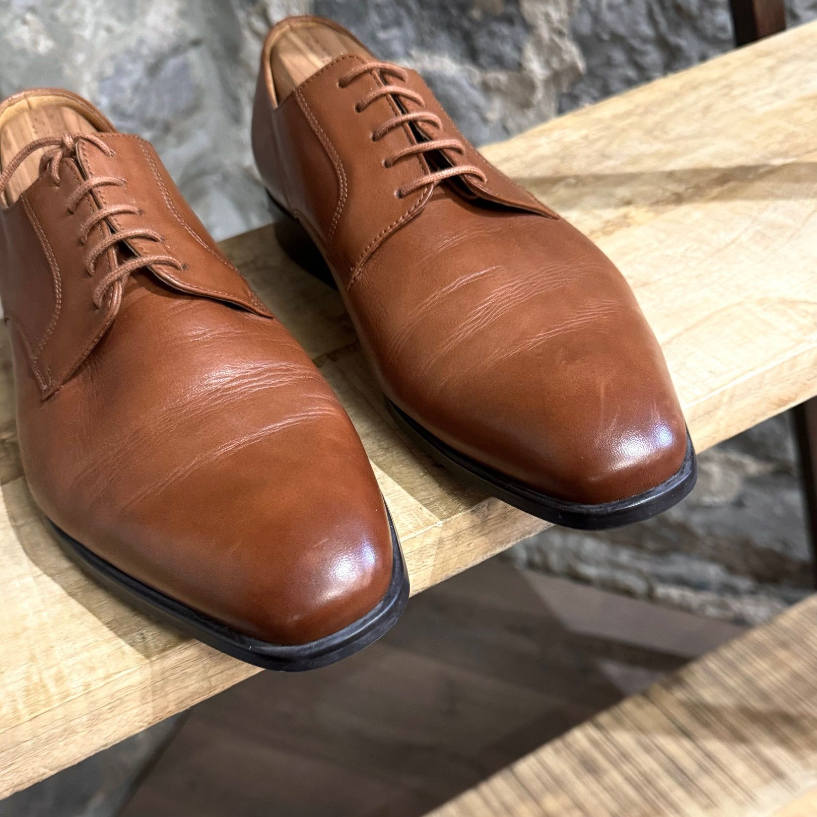 Paul Smith PS Paul Smith Brown Leather Daniel Lace-up Shoes Size US 10 / EU 43 - 4 Thumbnail