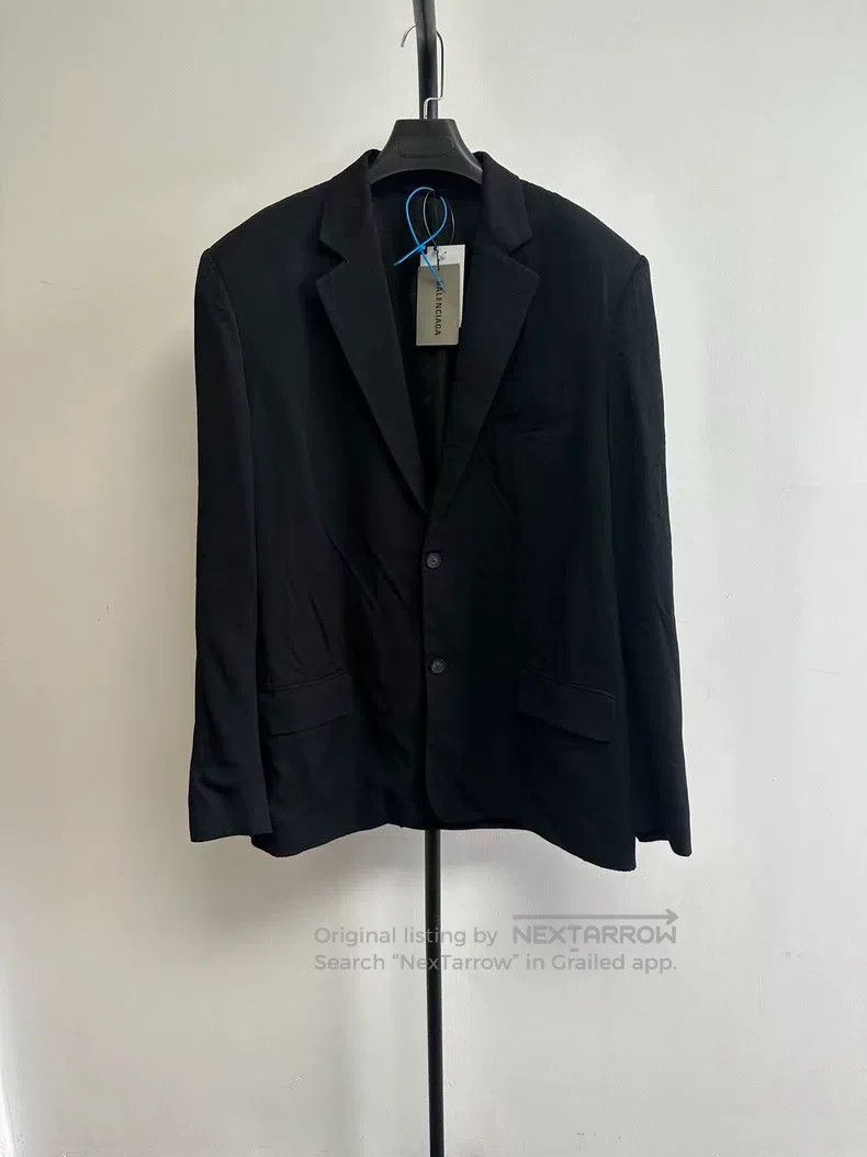 Balenciaga Balenciaga Notched Lapel Single Breasted Jacket Size US S / EU 44-46 / 1 - 1 Thumbnail