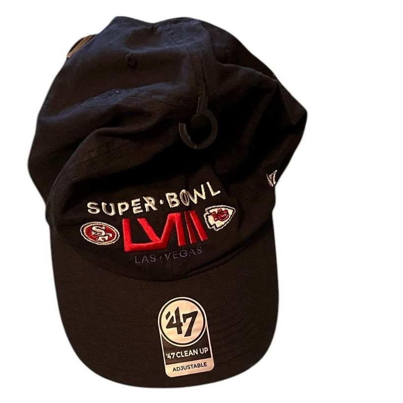 NFL 47 Super Bowl LVIII Las Vegas Clean Up Hat Cap NWT Size ONE SIZE - 6 Thumbnail