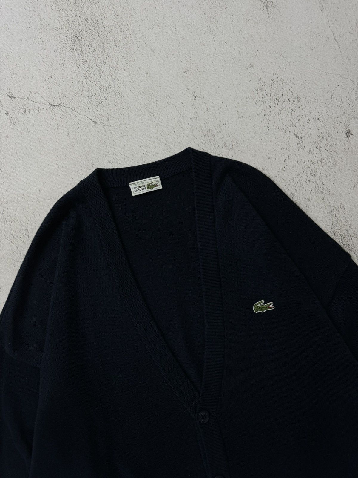 Lacoste × Vintage Lacoste Chemise Vintage Stripes Cardigan Size US XL / EU 56 / 4 - 5 Thumbnail