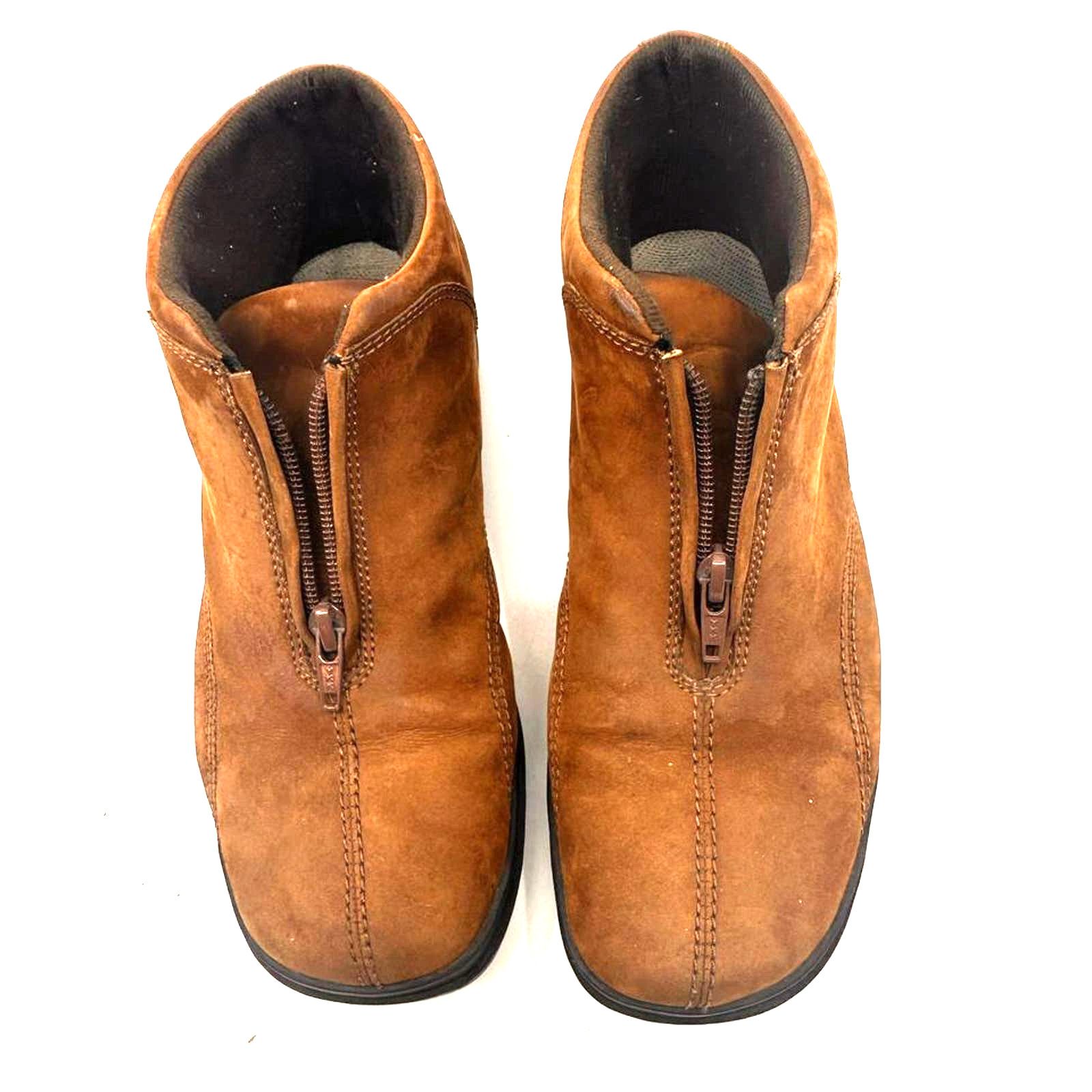 image of Easy Spirit Women's Brown Ankle Boot Shoe W Zipper - Size 8N