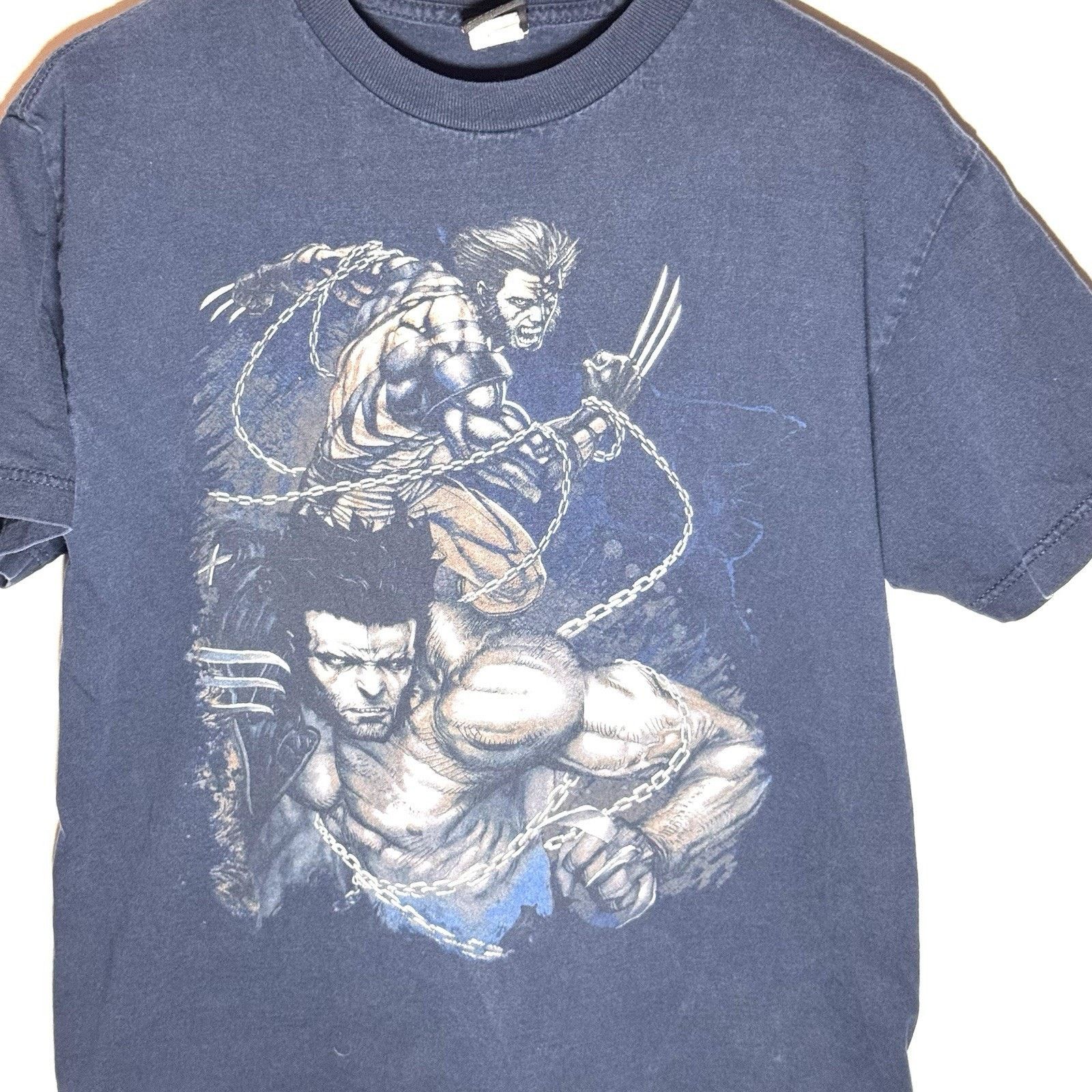 Mad Engine × Vintage Vintage Wolverine X-Men Marvel Graphic T-Shirt Logan Med Size US M / EU 48-50 / 2 - 2 Thumbnail