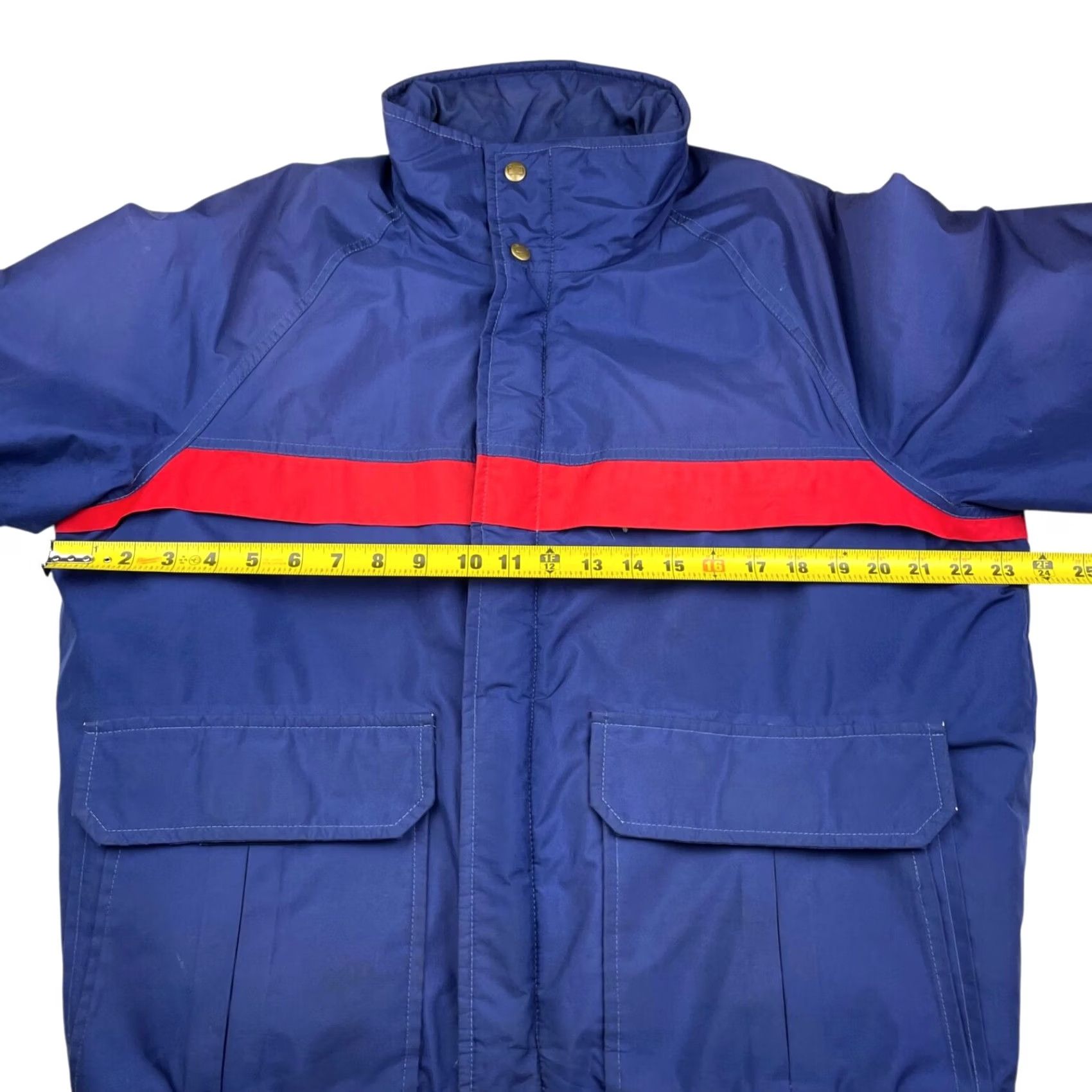Vintage VINTAGE Woolrich Men’s Gore-Tex Jacket Blue/Red • USA • Large L Jacket Adult Men Size US L / EU 52-54 / 3 - 7 Thumbnail