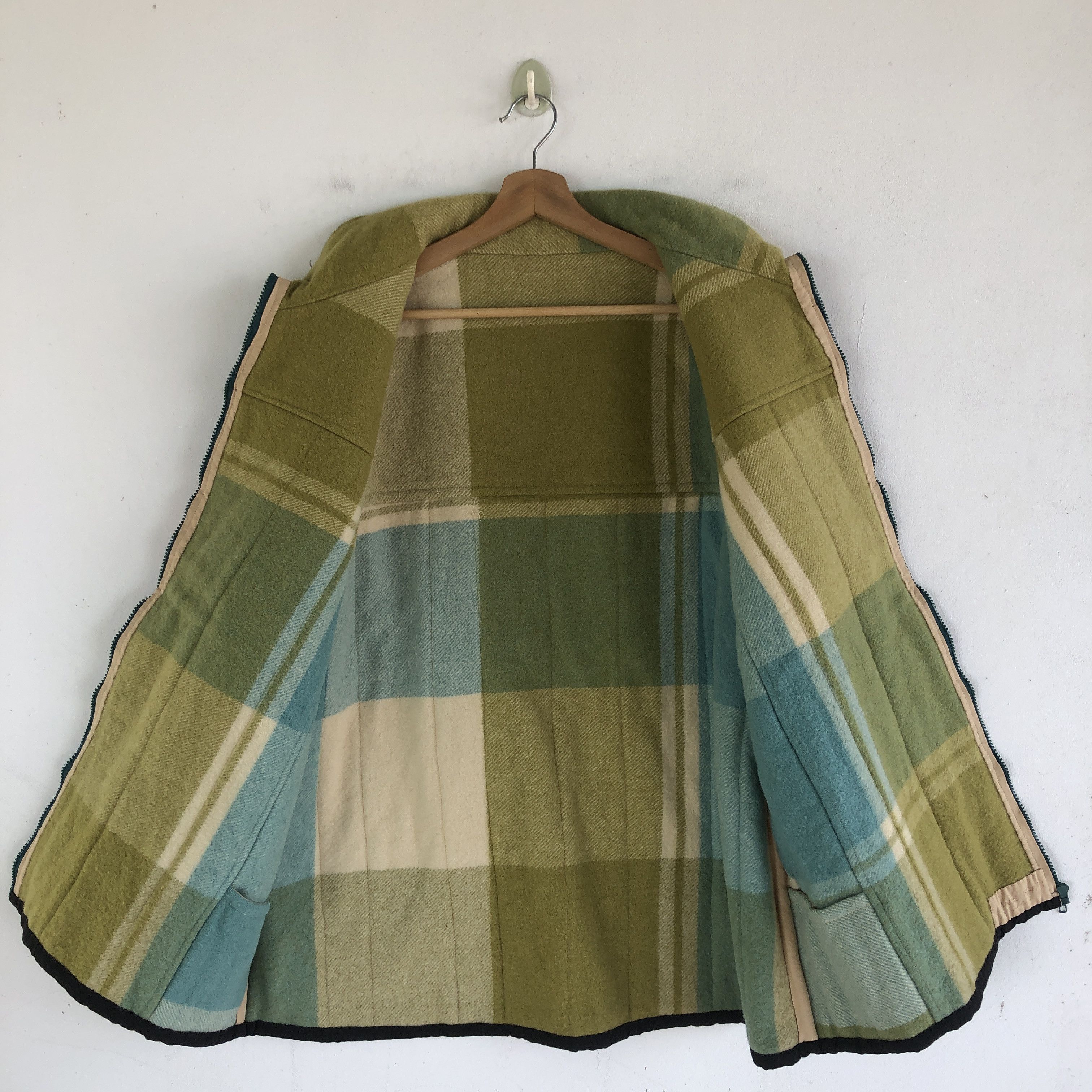 Vintage Vintage 90s Custom Bohemian Hippie Chore Wool Jacket Size US XL / EU 56 / 4 - 8 Thumbnail