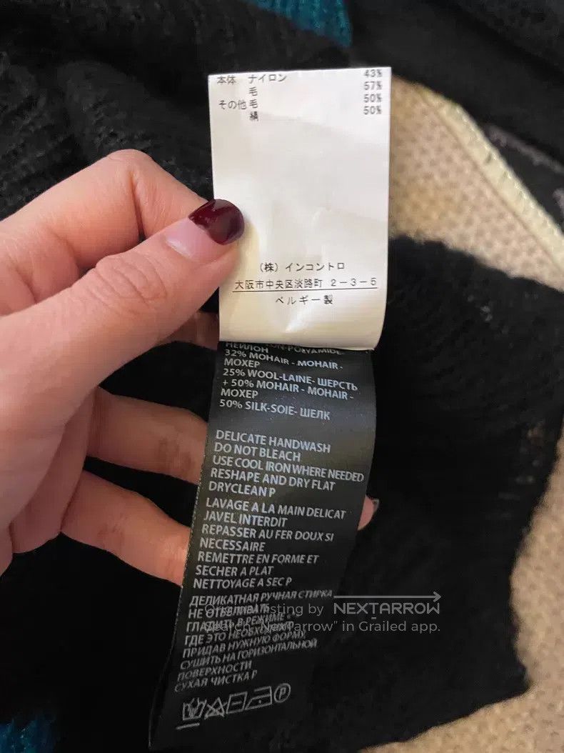 Ann Demeulemeester Ann Demeulemeester Navy Blue Knit Sweater Size XS / US 0-2 / IT 36-38 - 3 Thumbnail