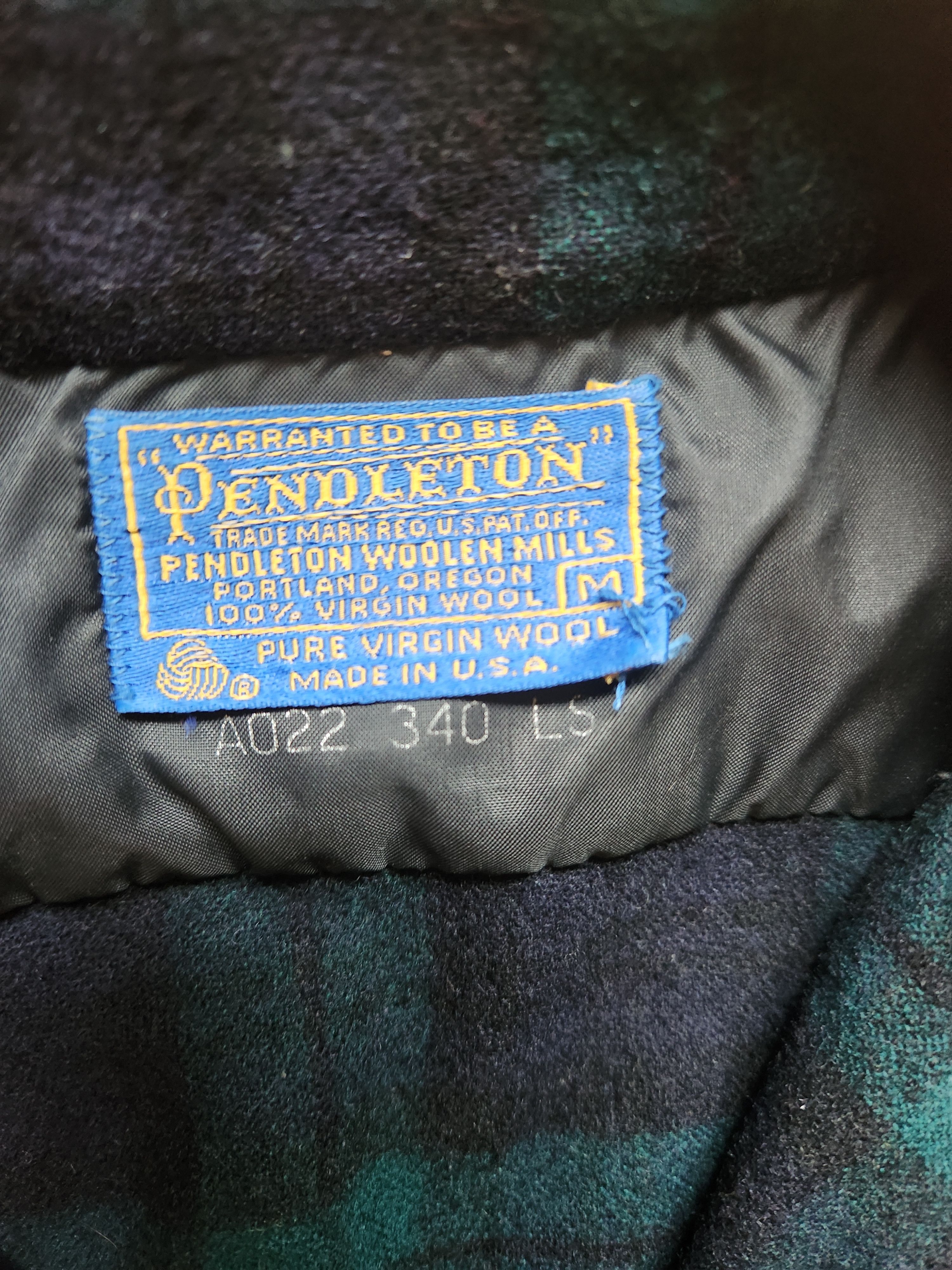 Pendleton Vintage Tartan Wool Flannel Size US M / EU 48-50 / 2 - 2 Thumbnail
