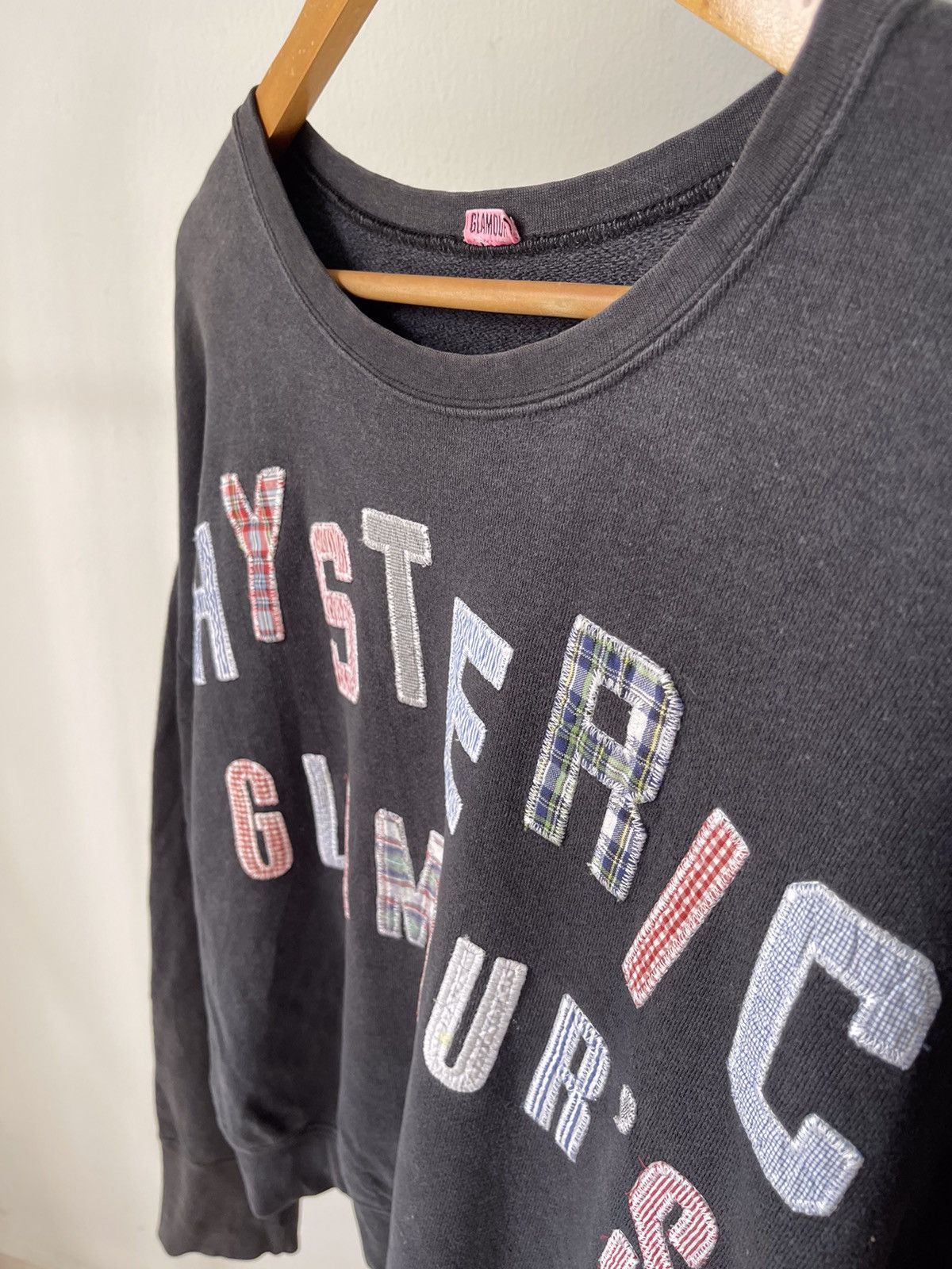 Hysteric Glamour 80s Hysteric Glamour Patch Spellout Crop Sweatshirt Size US S / EU 44-46 / 1 - 7 Thumbnail