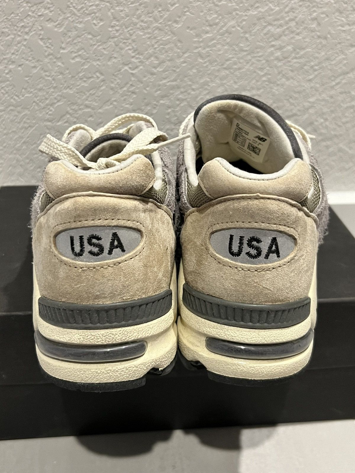 New Balance New Balance 990V2 Marblehead Green/Tan/Gray Size US 9.5 / EU 42-43 - 7 Thumbnail