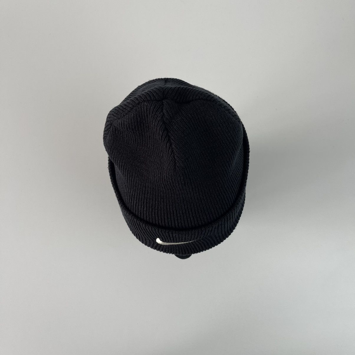 Nike Nike Swoosh Logo Vintage Beanie Hat Black Y2K Gorpcore Size ONE SIZE - 7 Thumbnail