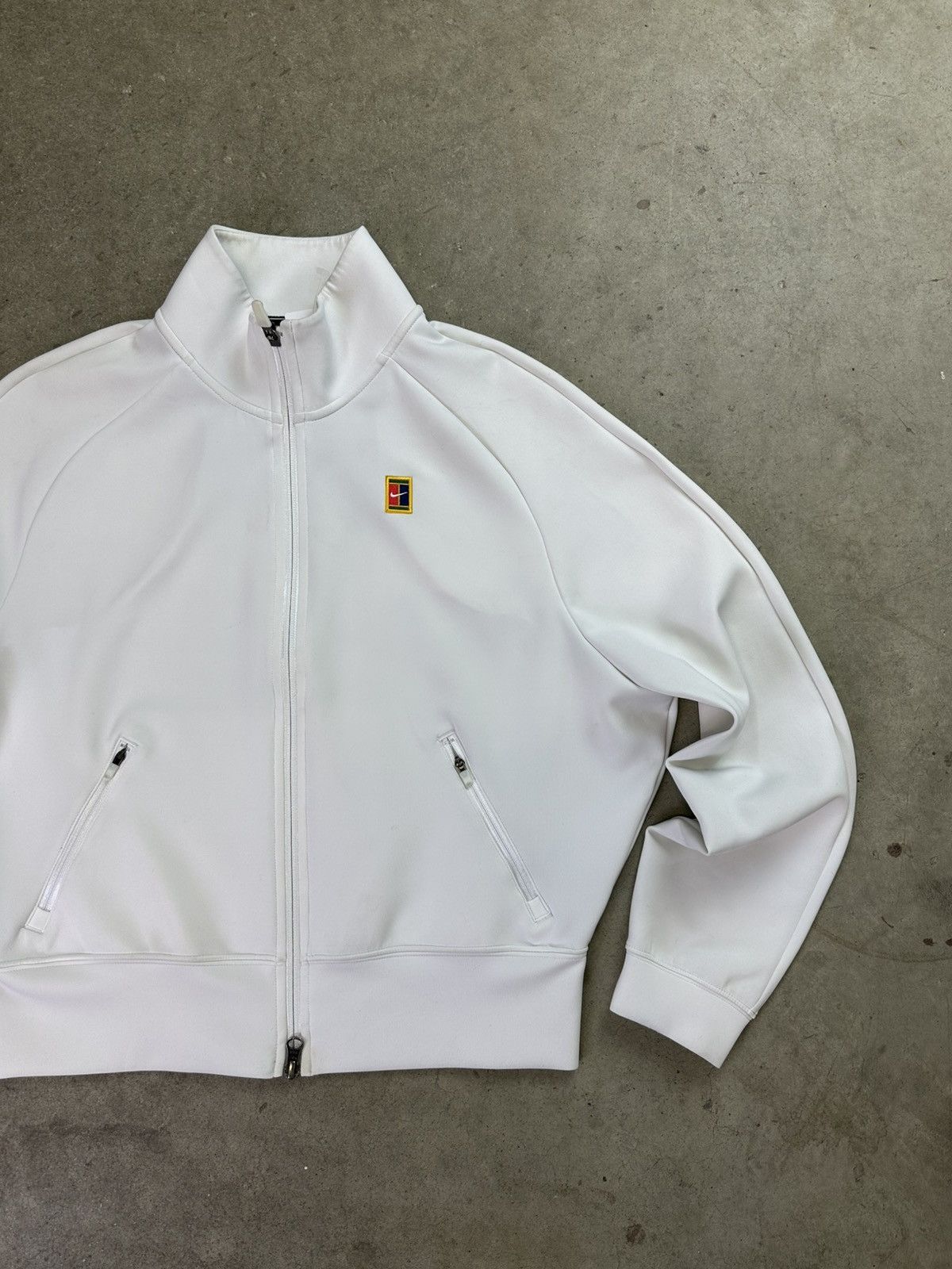 Nike Nike Zip Up Track Jacket Tennis Court Challenge Cropped S/M Size US S / EU 44-46 / 1 - 2 Thumbnail