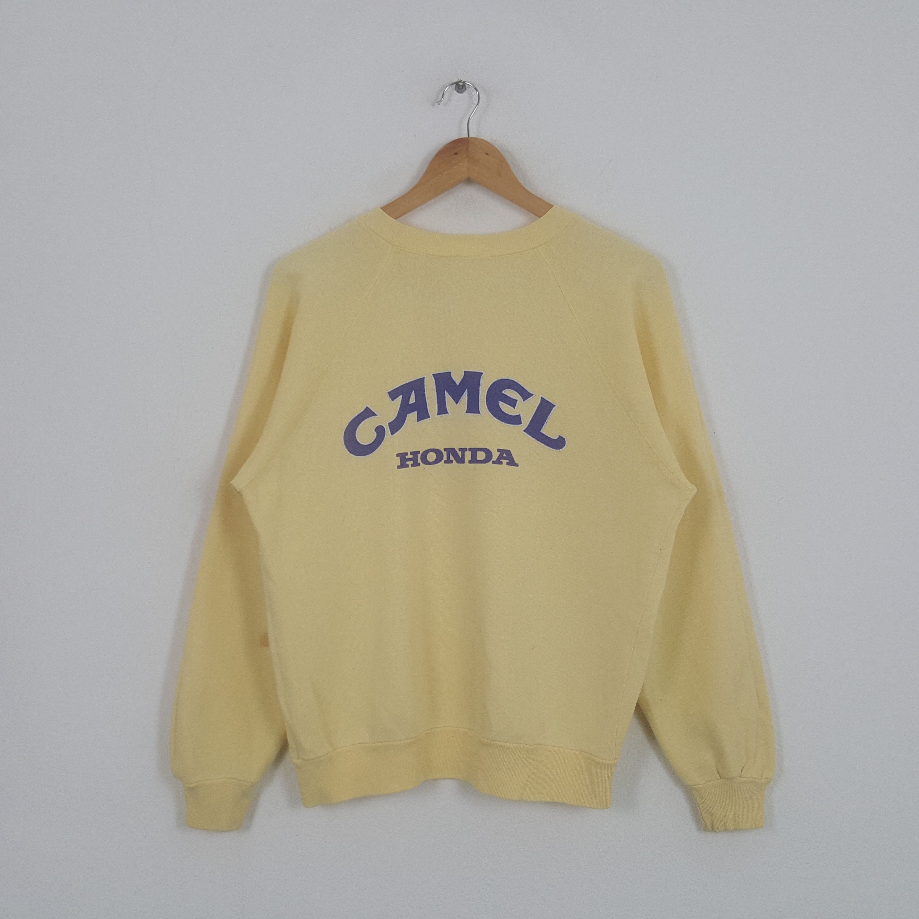 Camel Vintage 90's Camel Honda Japanese Racing Team Sweatshirt Size US M / EU 48-50 / 2 - 3 Thumbnail