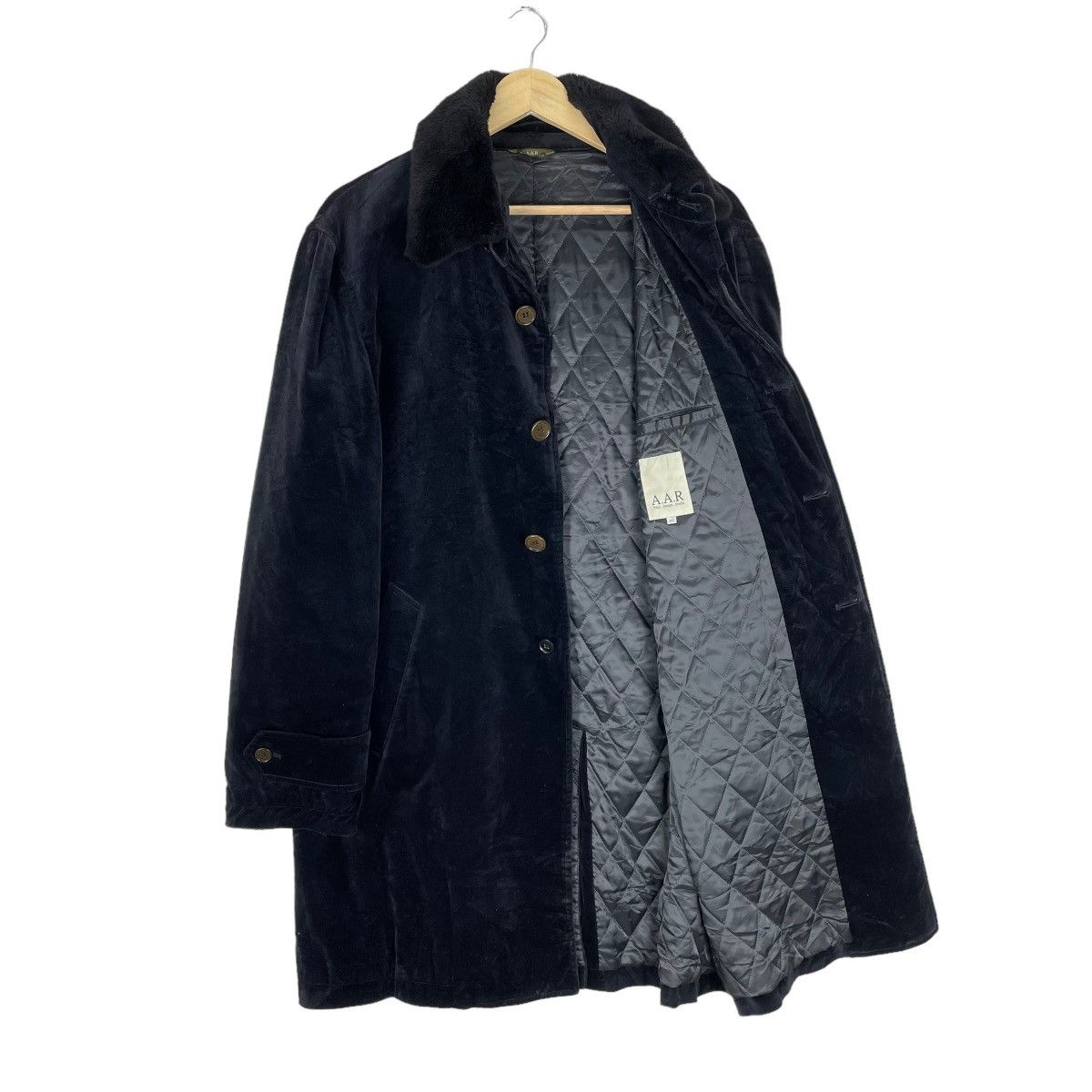 Velvet 🔥YOHJI YAMAMOTO A.A.R VELVET MOLESKIN FUR COLLAR JACKET Size US XL / EU 56 / 4 - 8 Thumbnail