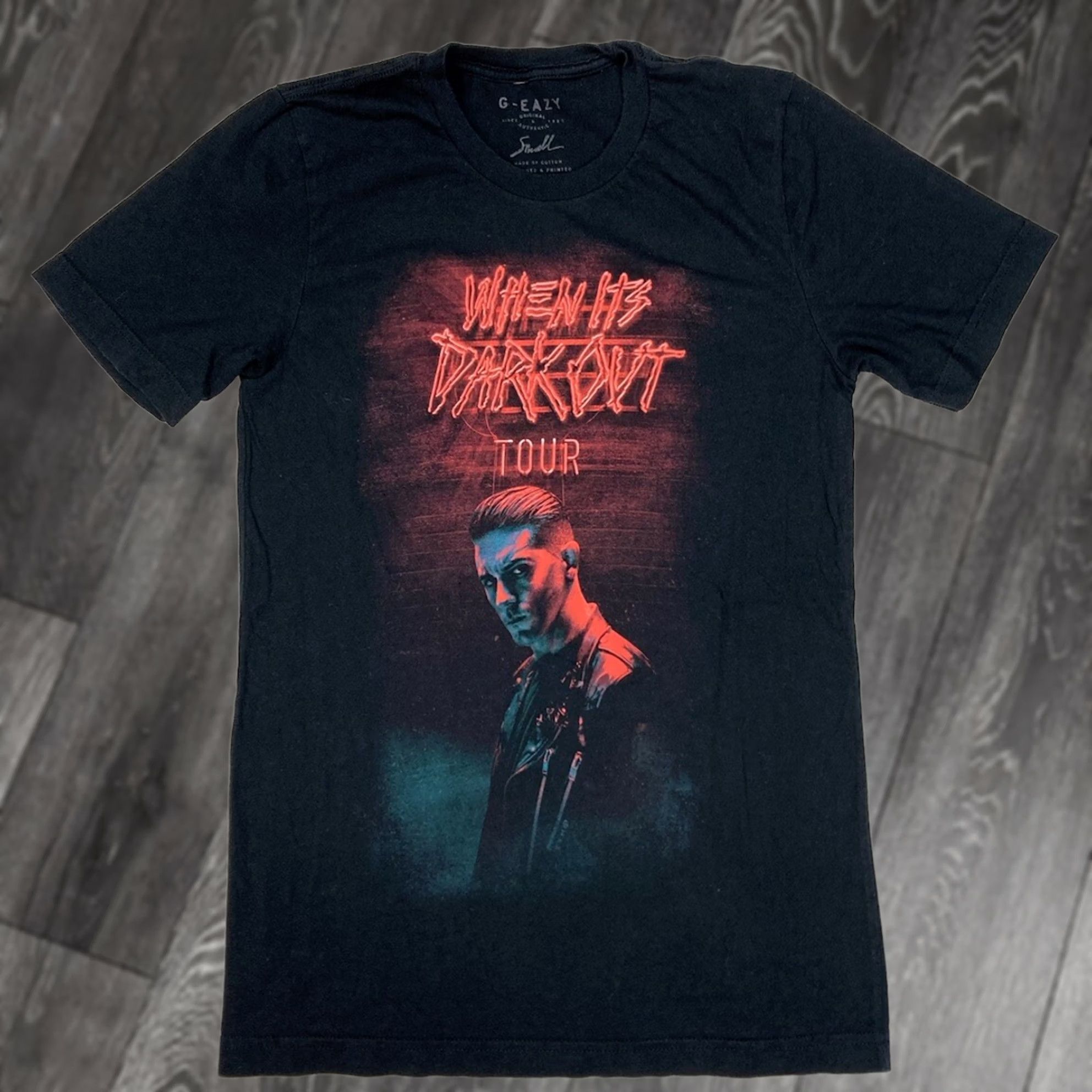 Vintage G-Eazy When It's Dark Out Tour Graphic T-shirt Women Small Black Music Shirt Size S / US 4 / IT 40 - 1 Thumbnail