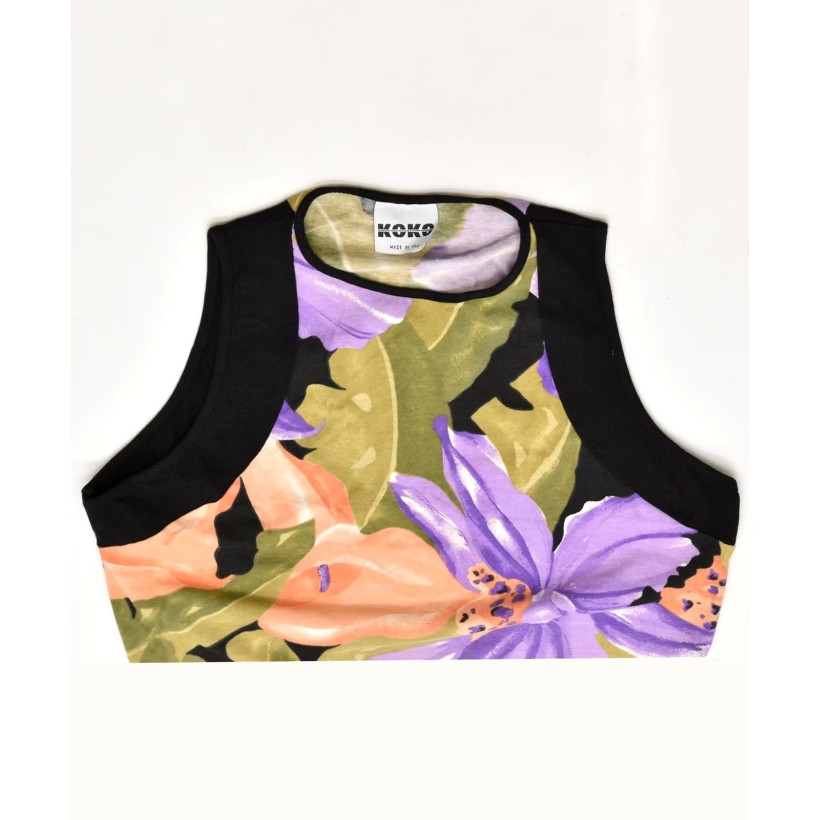 Vintage VINTAGE KOKO Womens Sundress Multicoloured Floral UK 10 Small Size S / US 4 / IT 40 - 3 Thumbnail