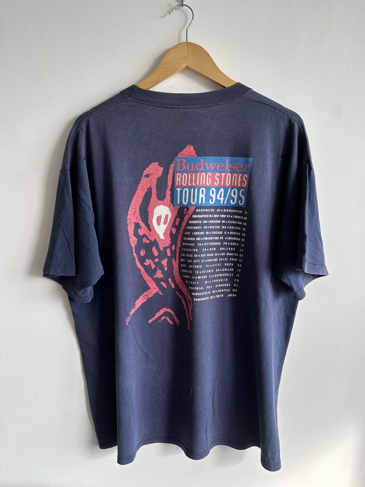 Brockum × The Rolling Stones × Vintage Vintage 90’s The Rolling Stones Voodoo Lounge Budweiser USA Size US XL / EU 56 / 4 - 2 Thumbnail