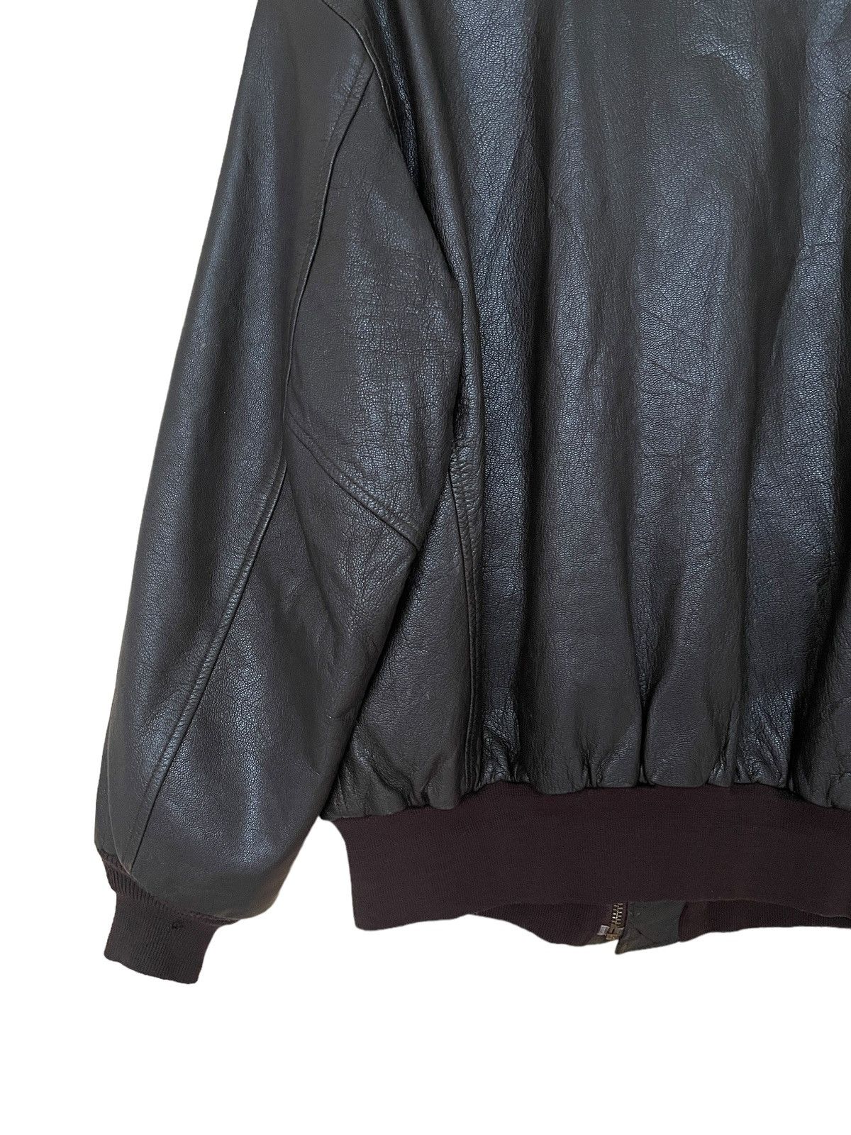 Avirex Vintage Brand Avirex Leather Fly Jacket 1990s Size US L / EU 52-54 / 3 - 8 Thumbnail