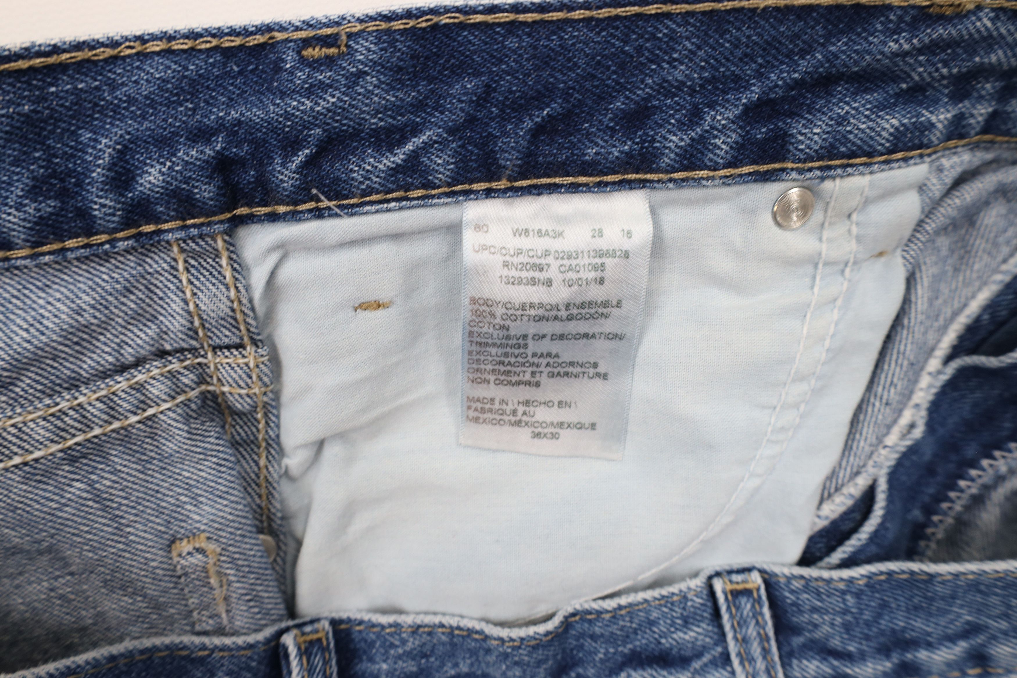 Dickies × Vintage Vintage Dickies Spell Out Bootcut Denim Workwear Jeans Blue Size US 36 / EU 52 - 7 Thumbnail