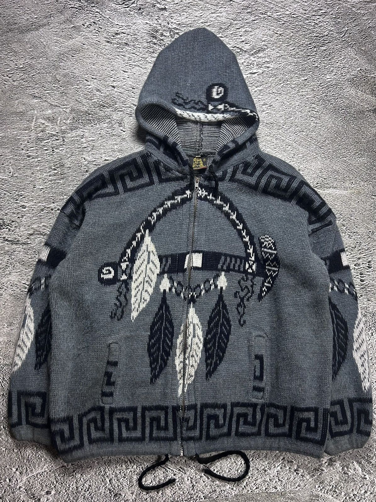 Wool Jacket Made in Ecuador Ruminahui Vintage Native