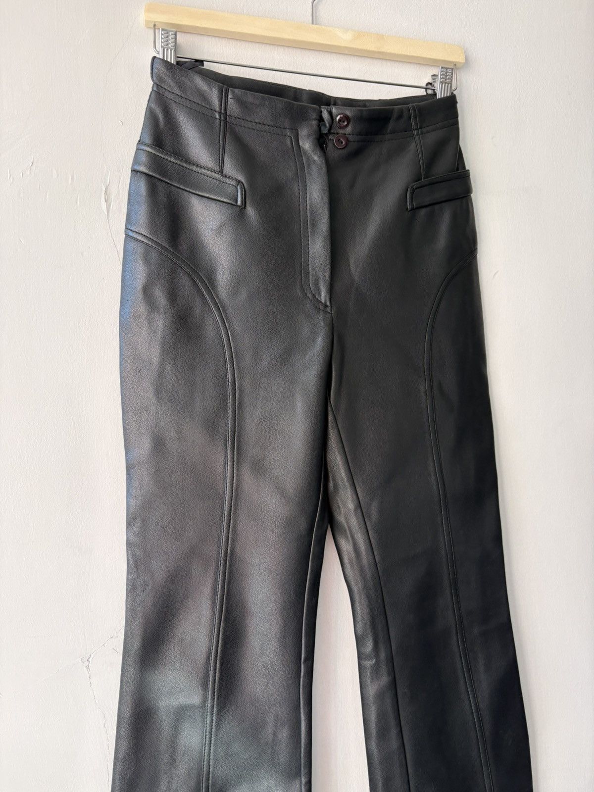 Vintage Vintage leather trousers Size 26" / US 2 / IT 38 - 8 Thumbnail