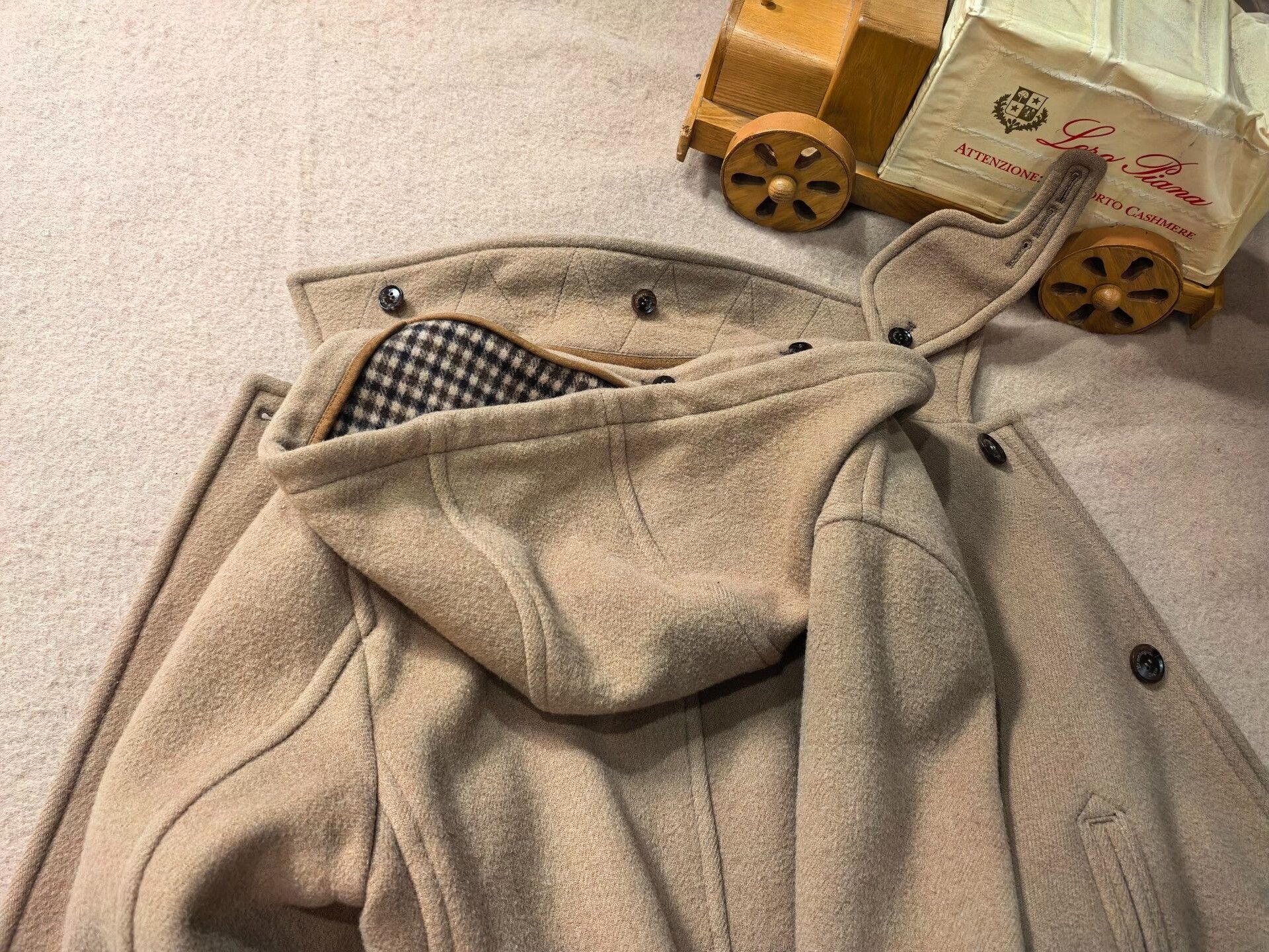Ermenegildo Zegna Ermenegildo Zegna Men's Fleece Wool Coat Size US M / EU 48-50 / 2 - 3 Thumbnail