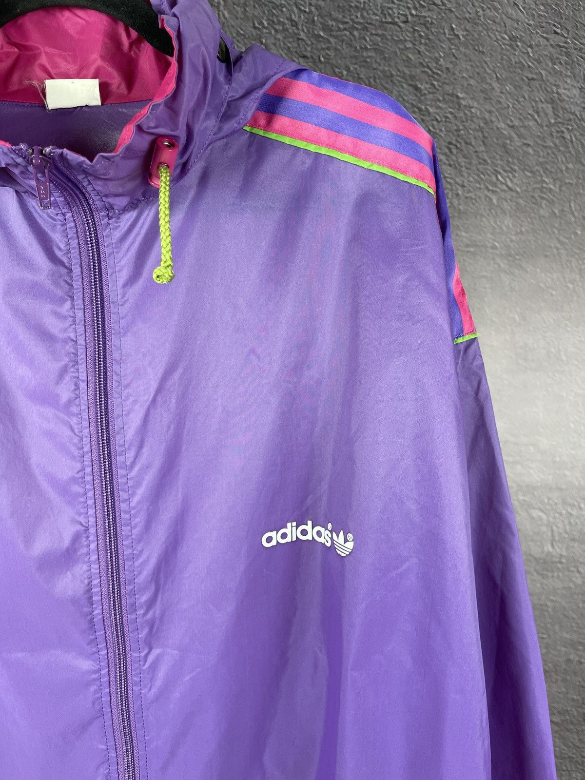 Adidas Adidas vintage 70s 80s light jacket purple bag package Size US M / EU 48-50 / 2 - 5 Thumbnail