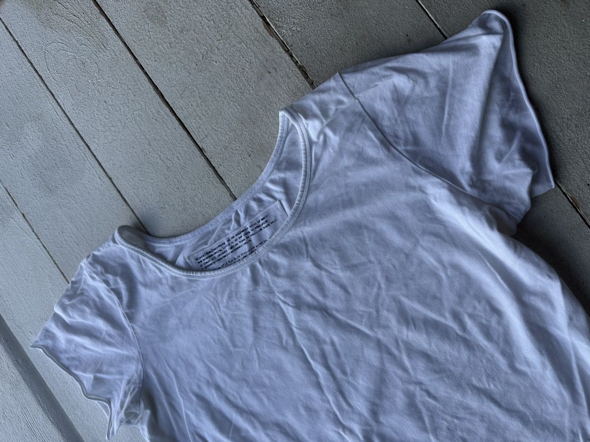 Rundholz RUNDHOLZ 🚨 WHITE T-SHIRT RARE AVANT GARDE OPIUM Size L / US 10 / IT 46 - 2 Thumbnail
