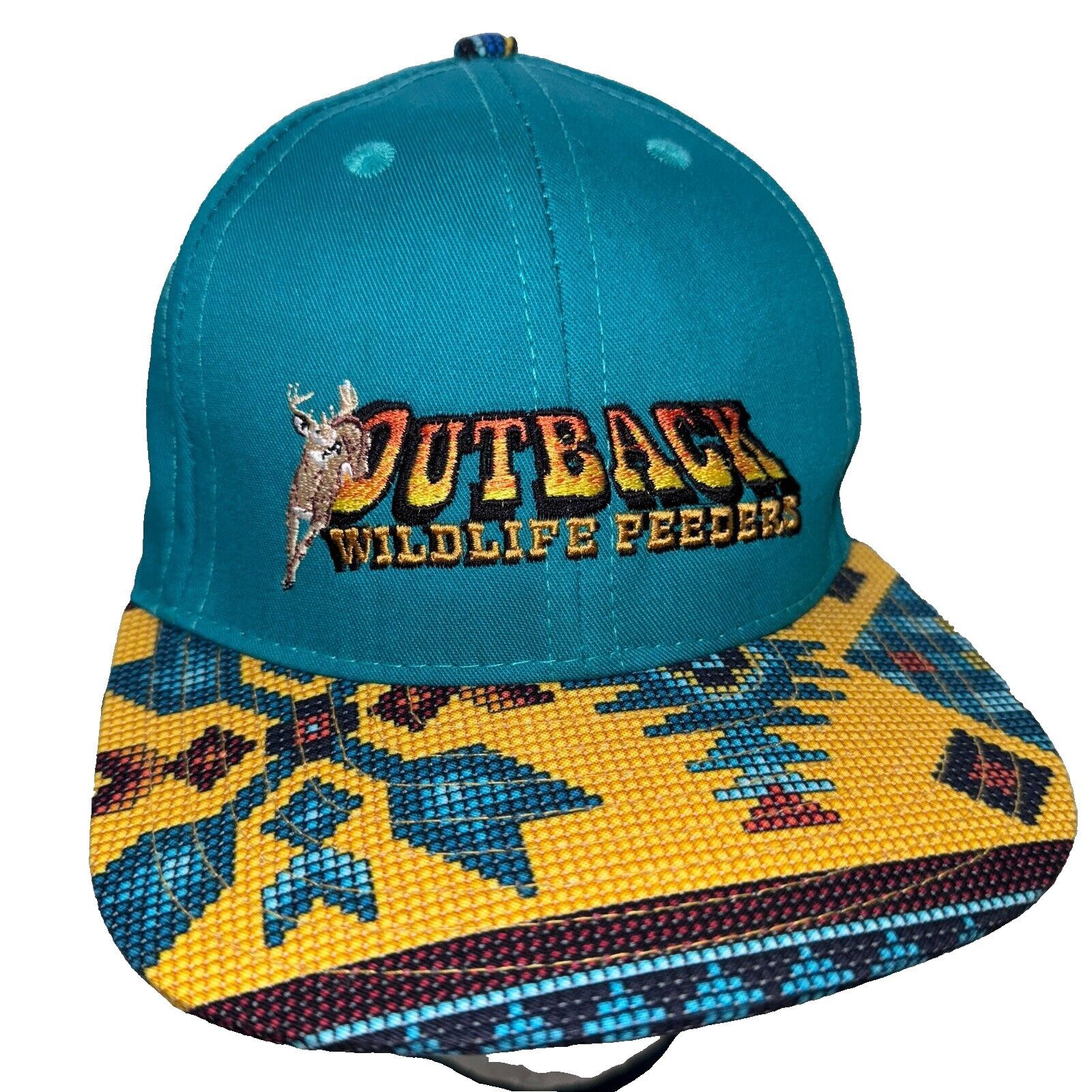 Other Outback Wildlife Feeders Turquoise Southwestern Snapback Hat Size ONE SIZE - 1 Thumbnail